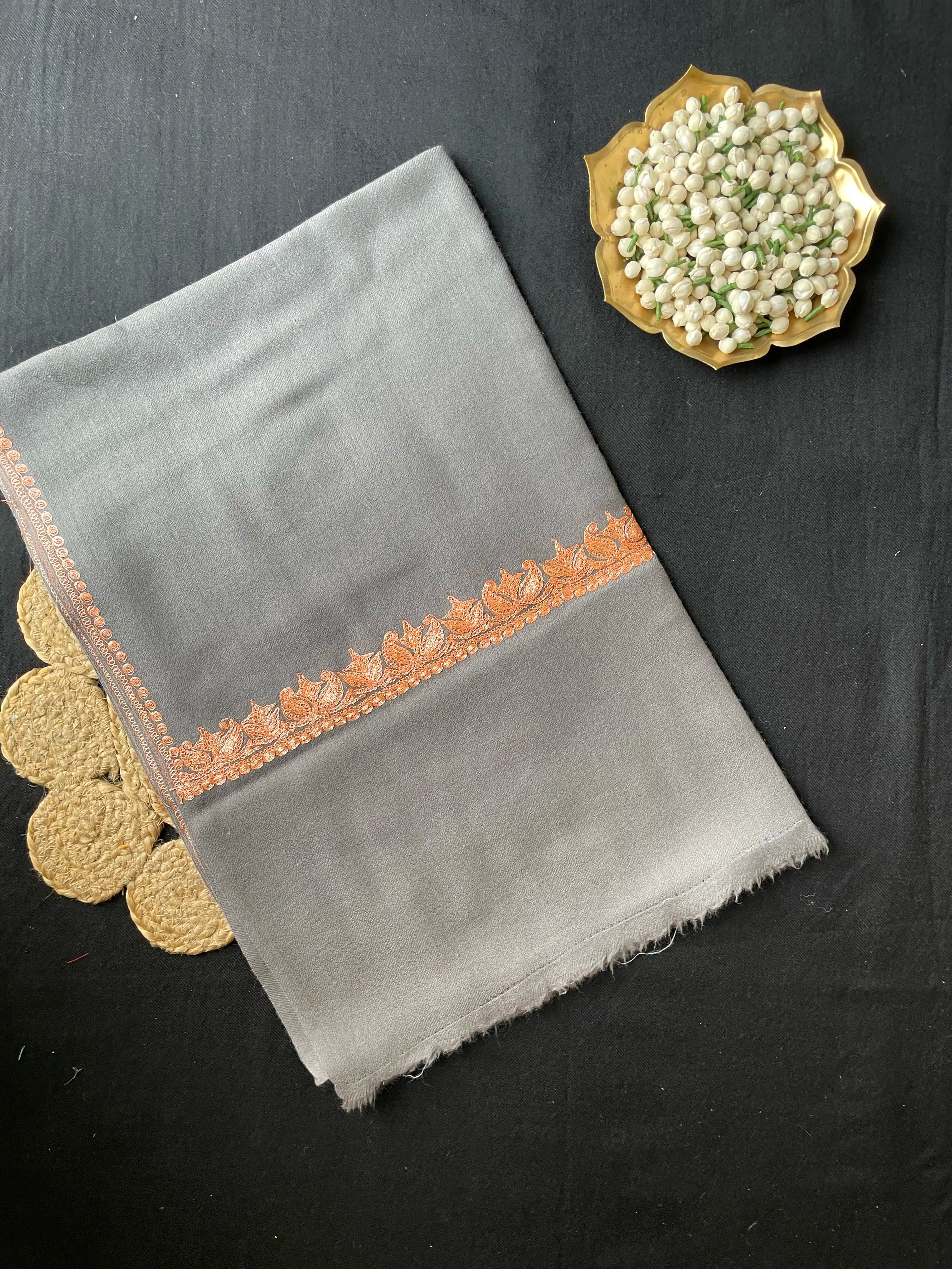 Pure Wool Kashmiri Tilla Stoles