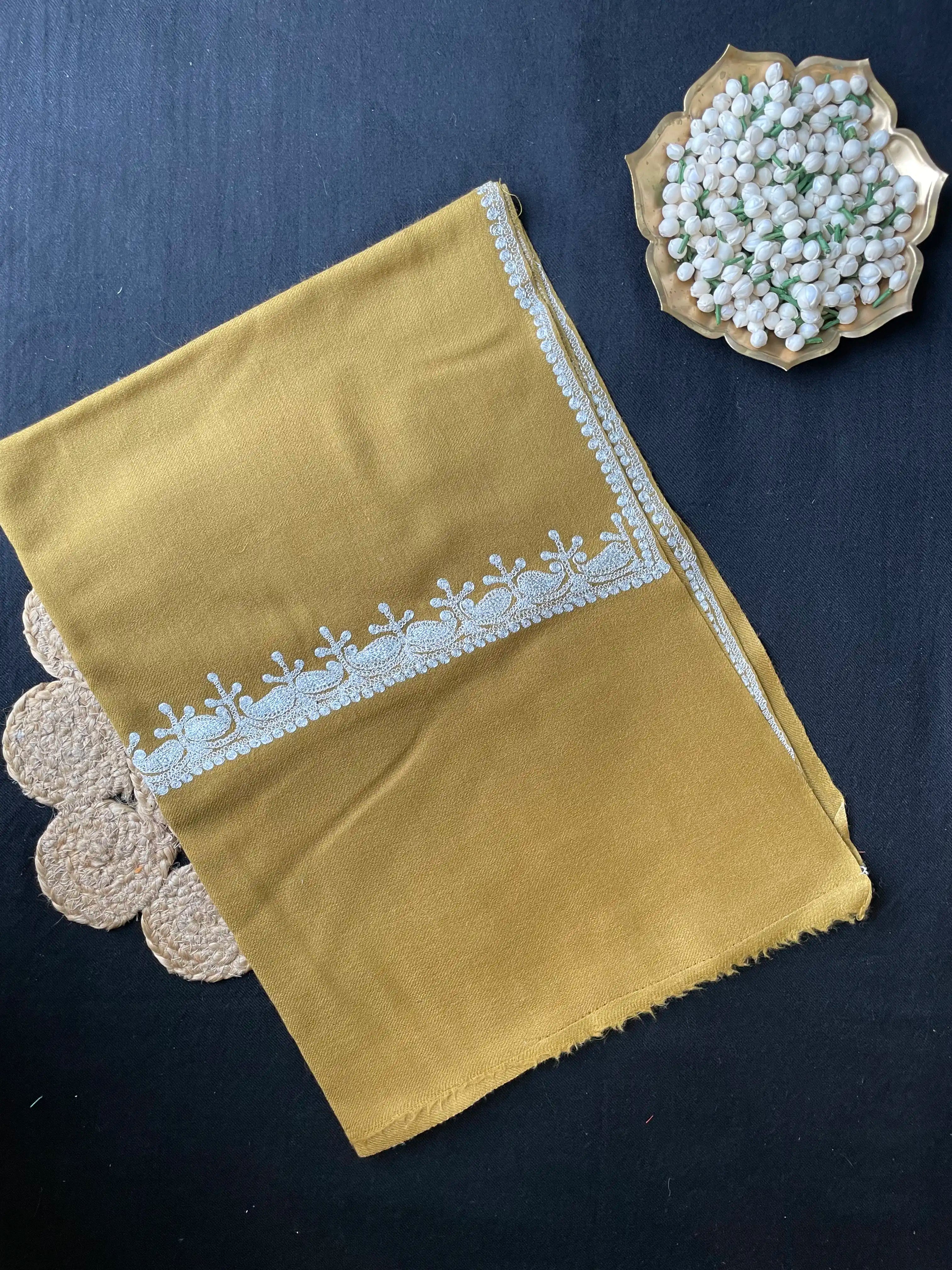 Pure Wool Kashmiri Tilla Stoles