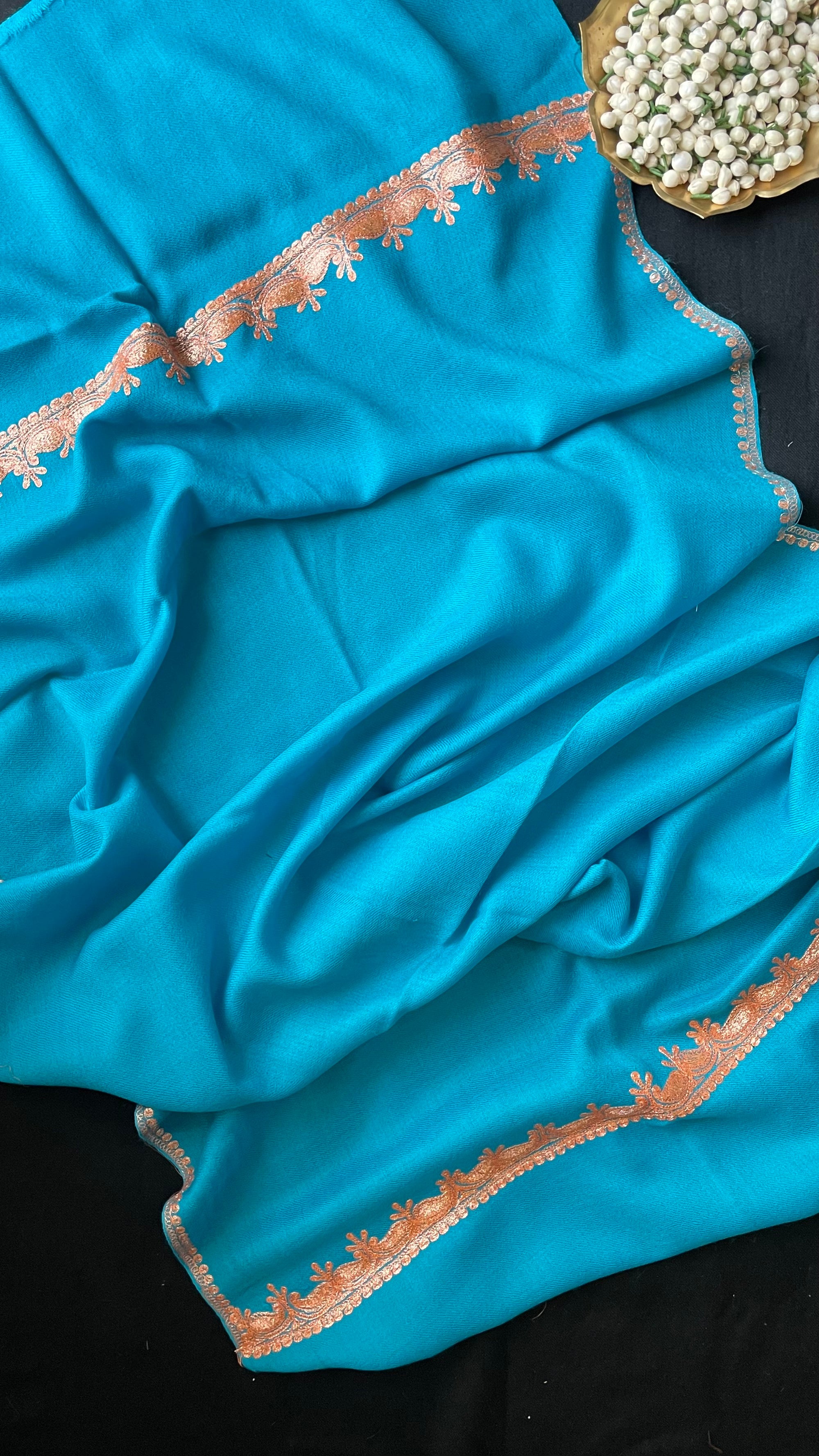 Pure Wool Kashmiri Tilla Stoles