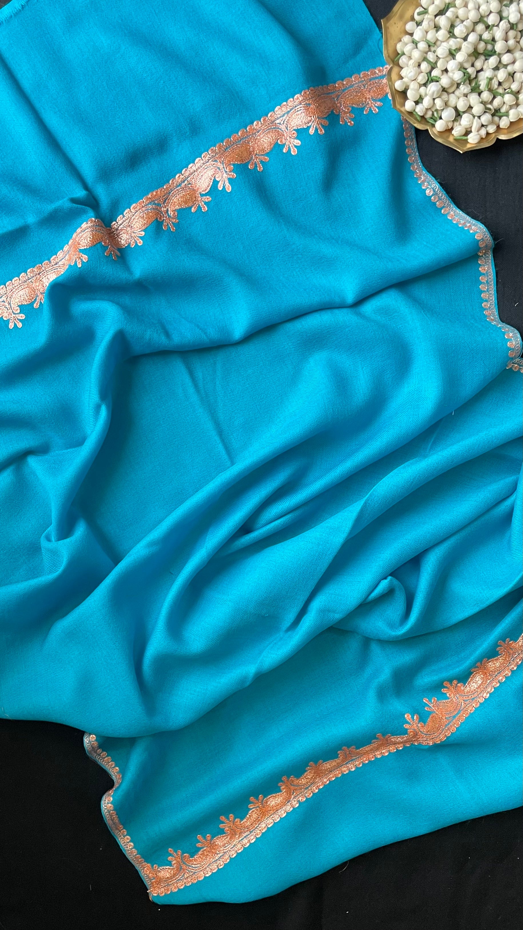 Pure Wool Kashmiri Tilla Stoles