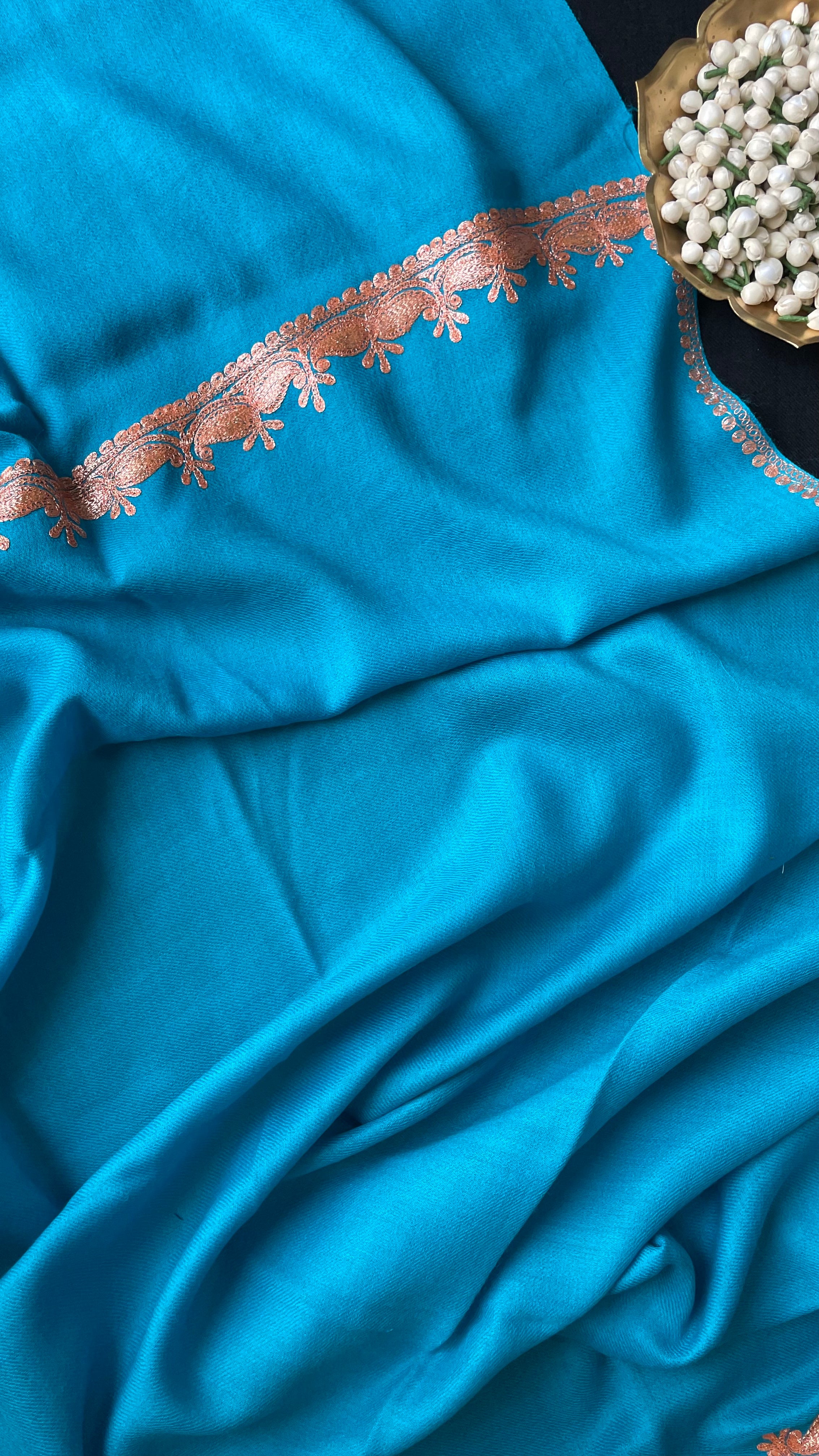 Pure Wool Kashmiri Tilla Stoles