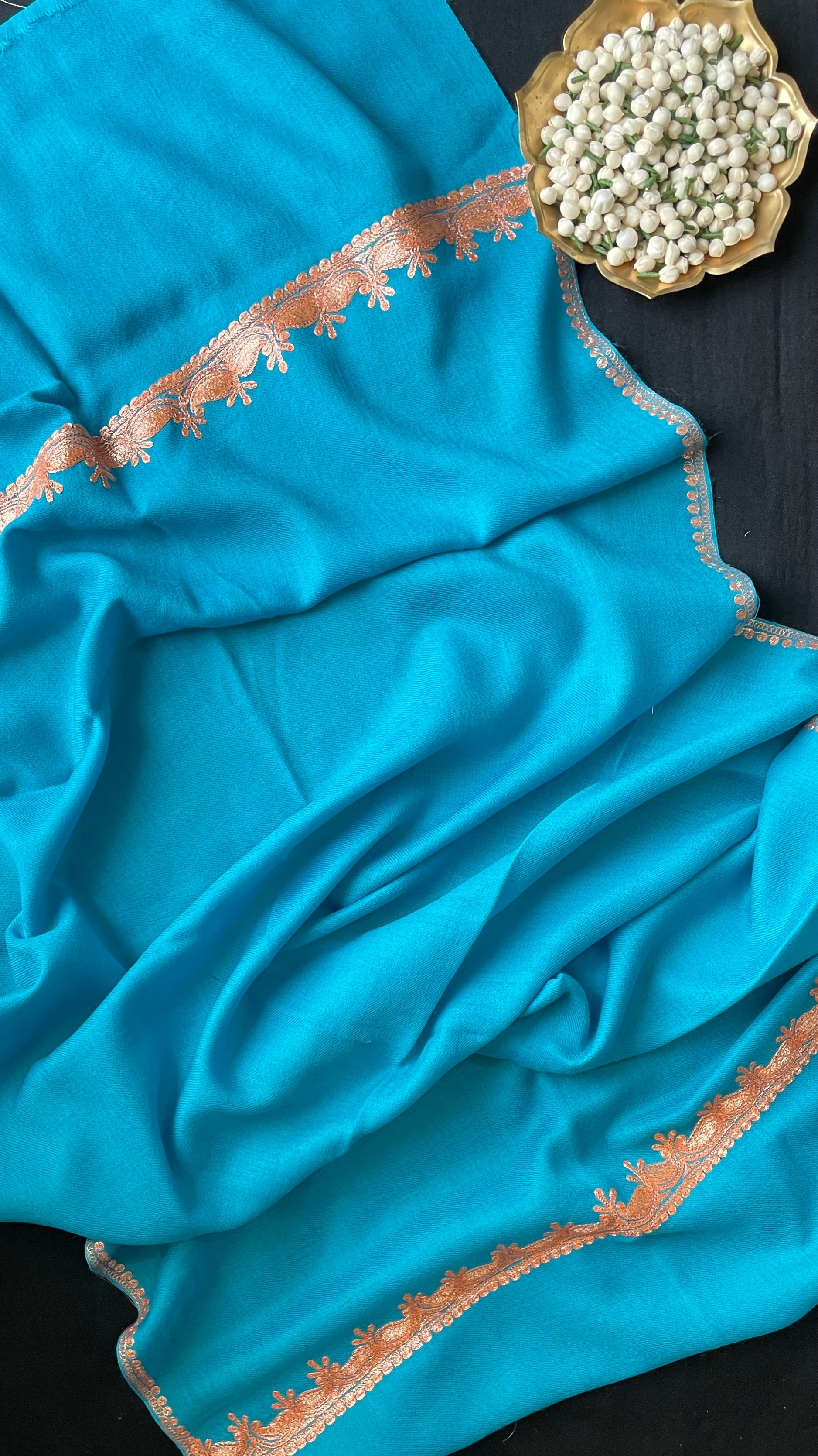 Pure Wool Kashmiri Tilla Stoles