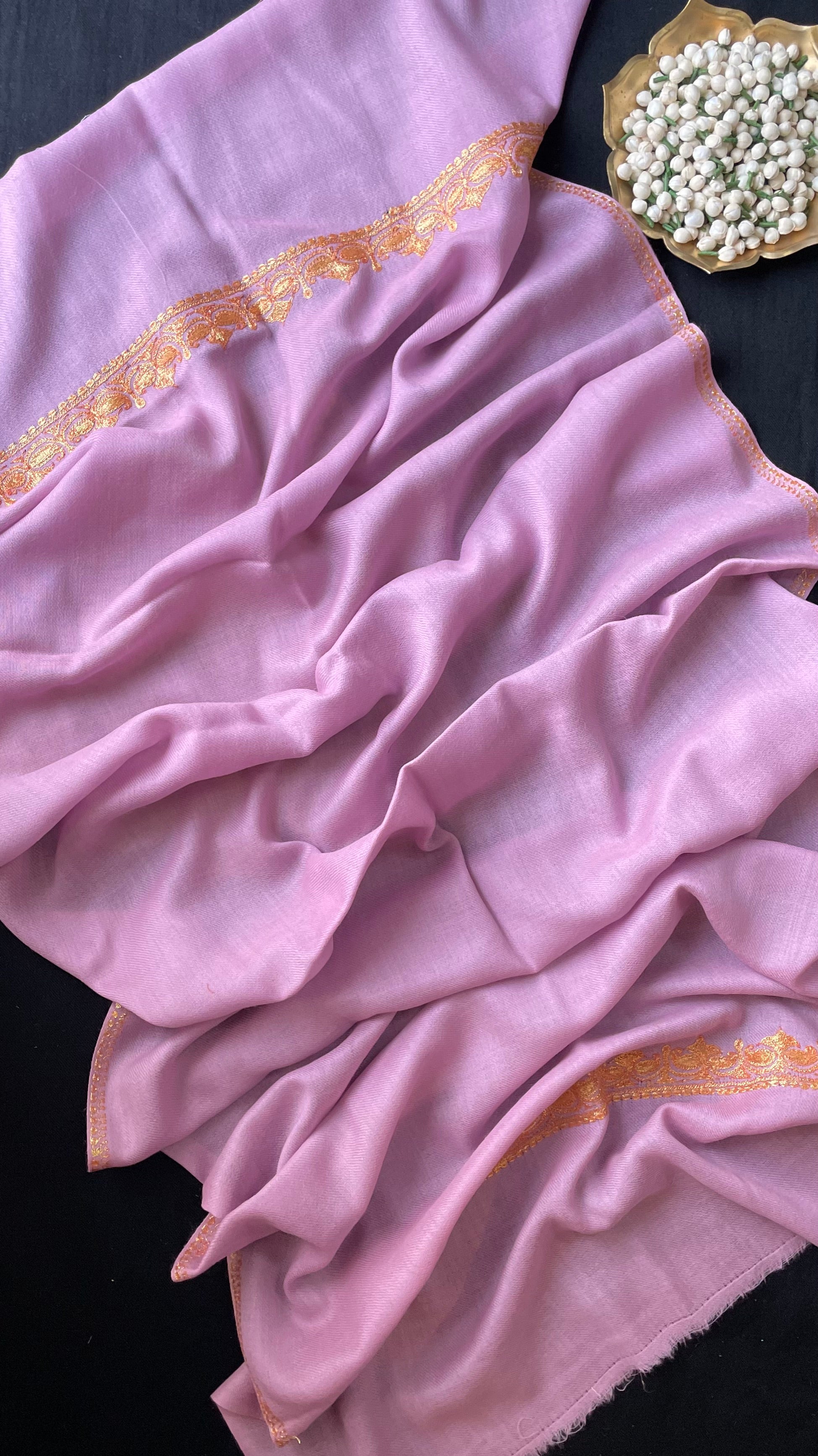 Pure Wool Kashmiri Tilla Stoles