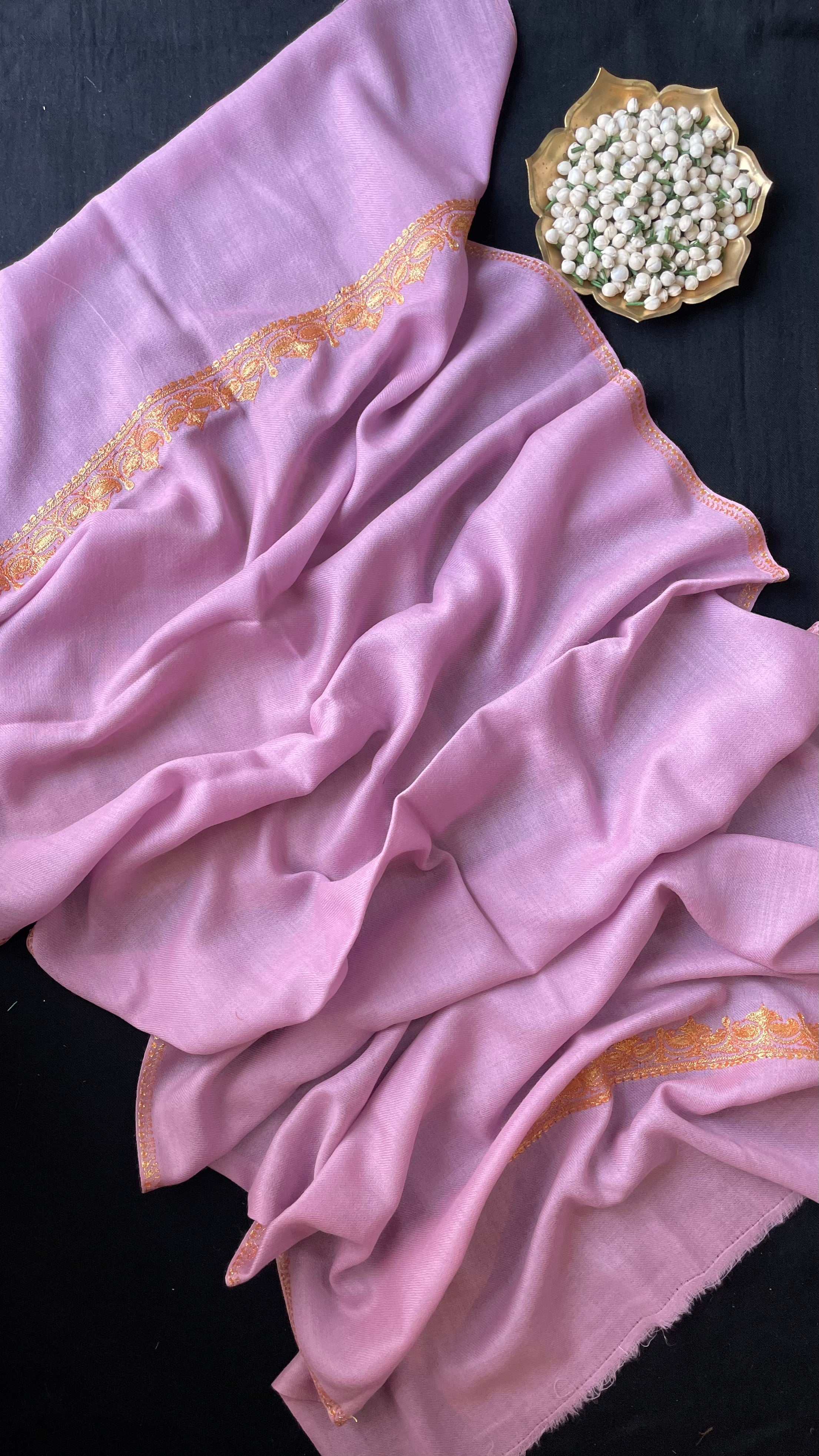 Pure Wool Kashmiri Tilla Stoles