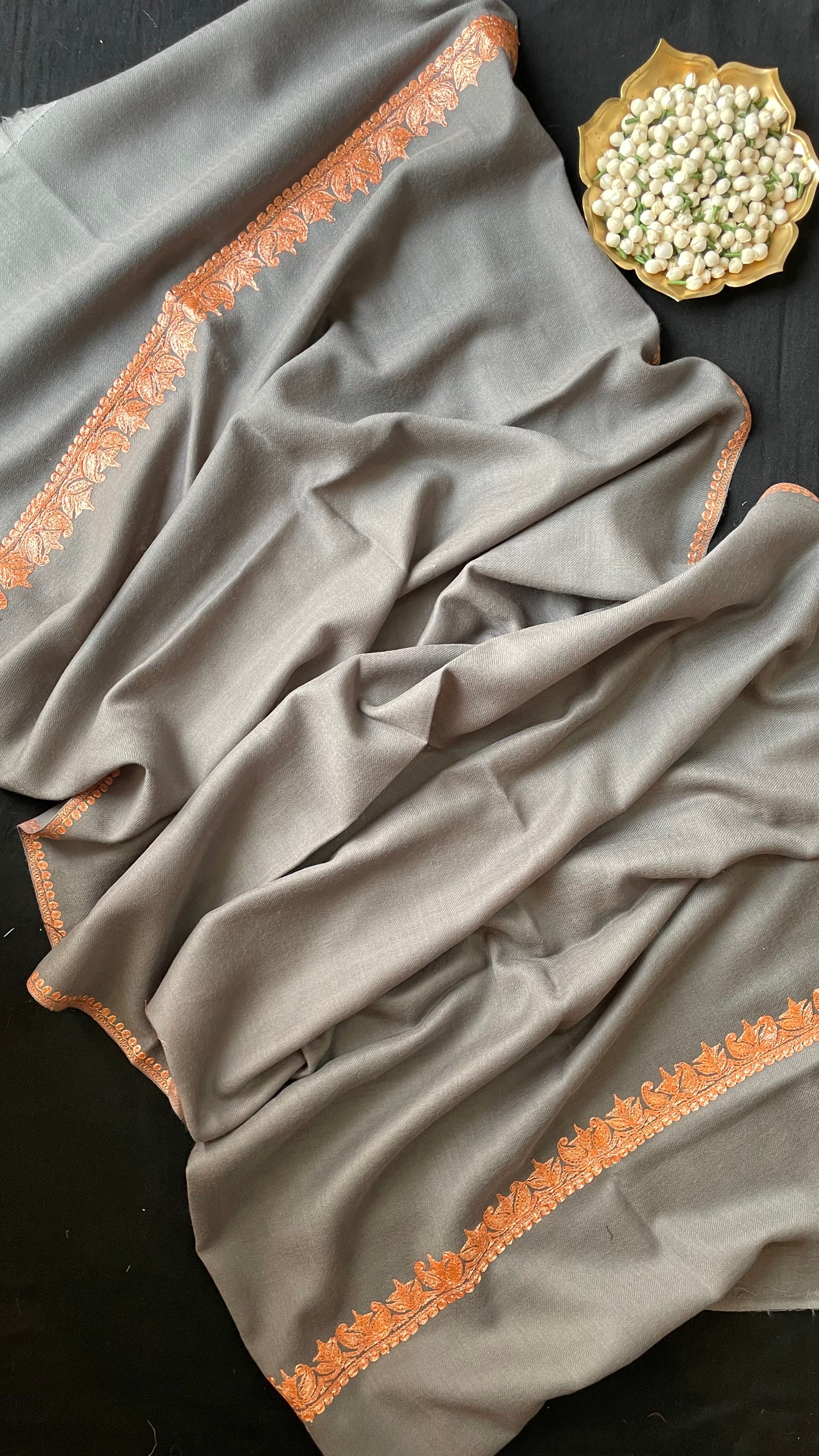 Pure Wool Kashmiri Tilla Stoles