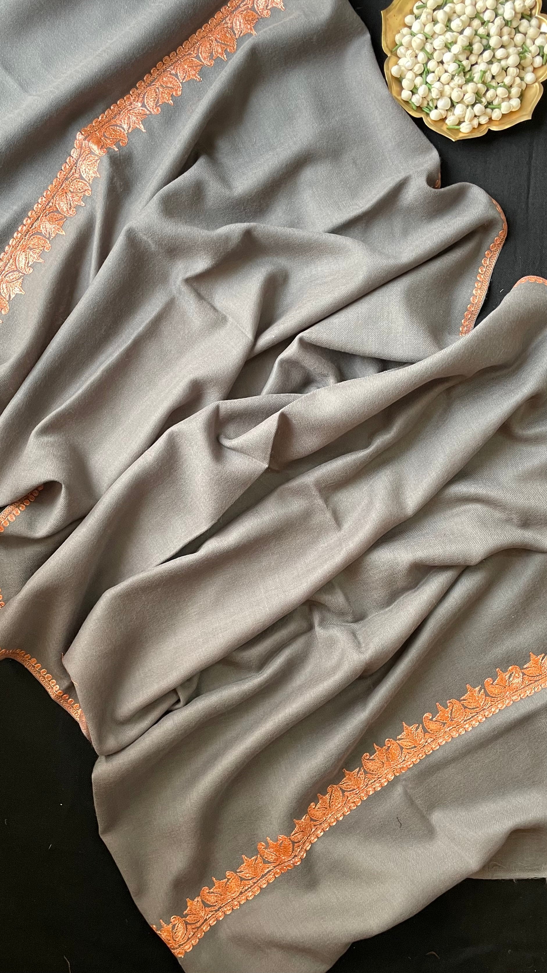 Pure Wool Kashmiri Tilla Stoles