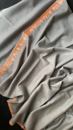 Pure Wool Kashmiri Tilla Stole