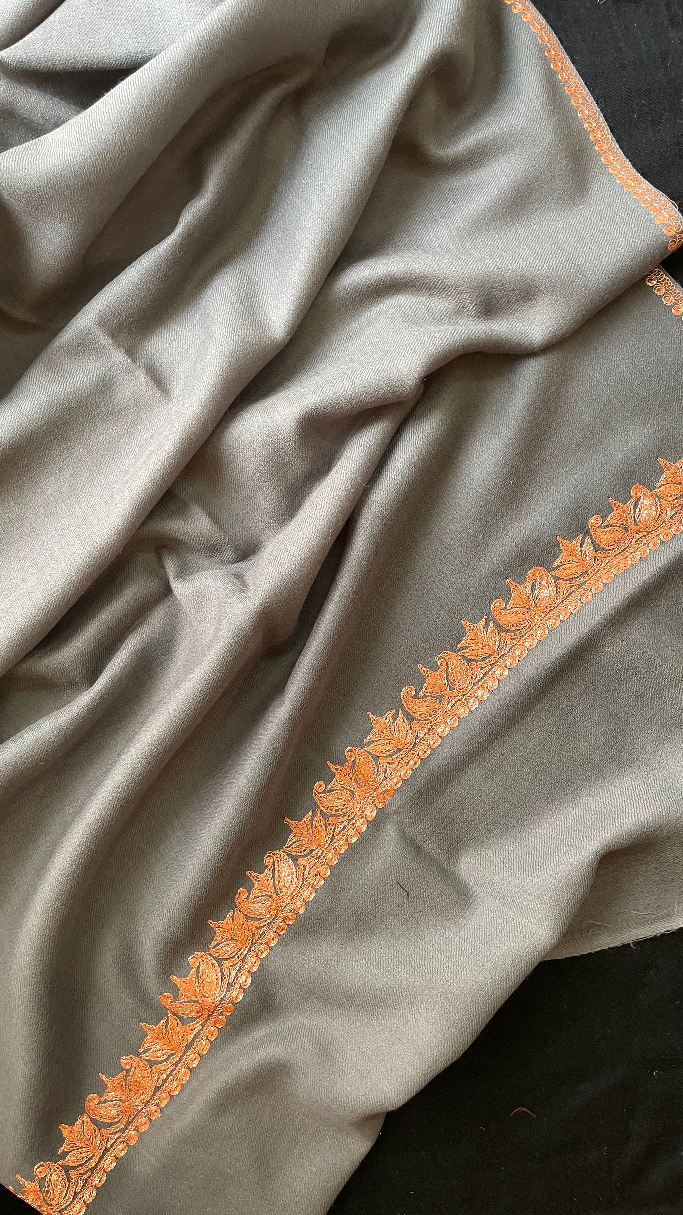 Pure Wool Kashmiri Tilla Stoles