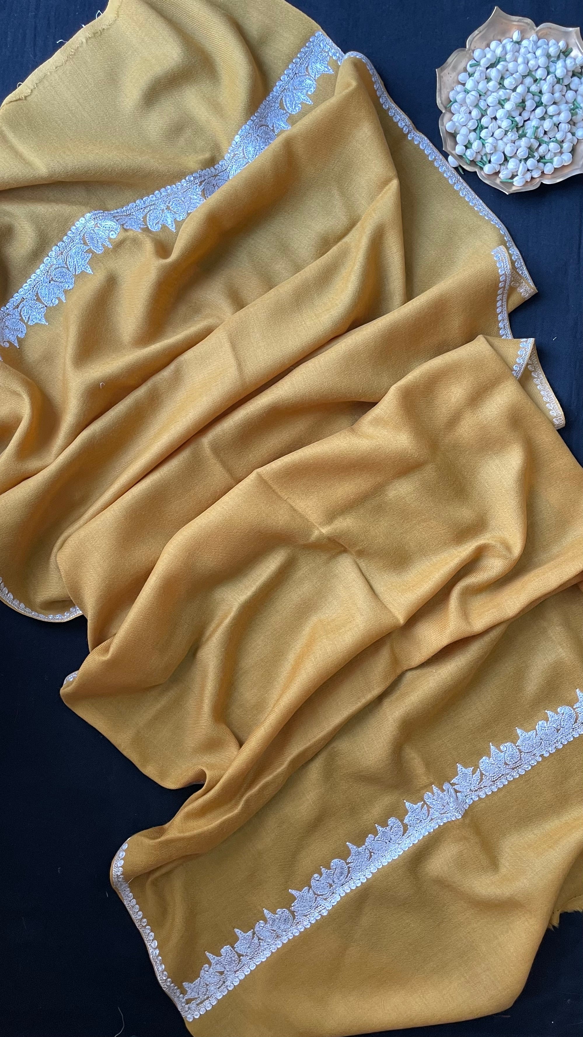 Pure Wool Kashmiri Tilla Stoles