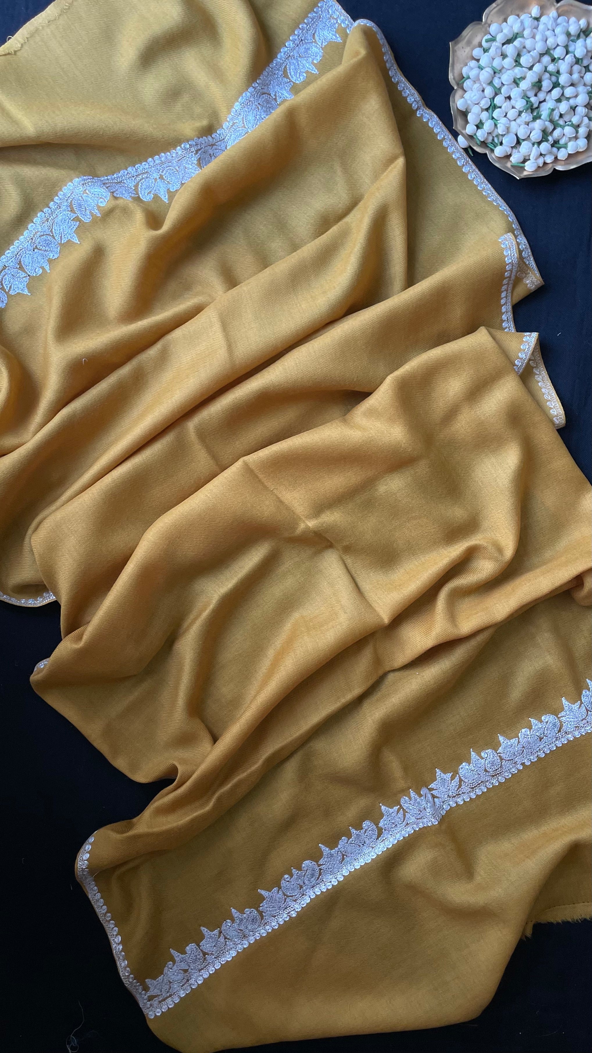 Pure Wool Kashmiri Tilla Stoles