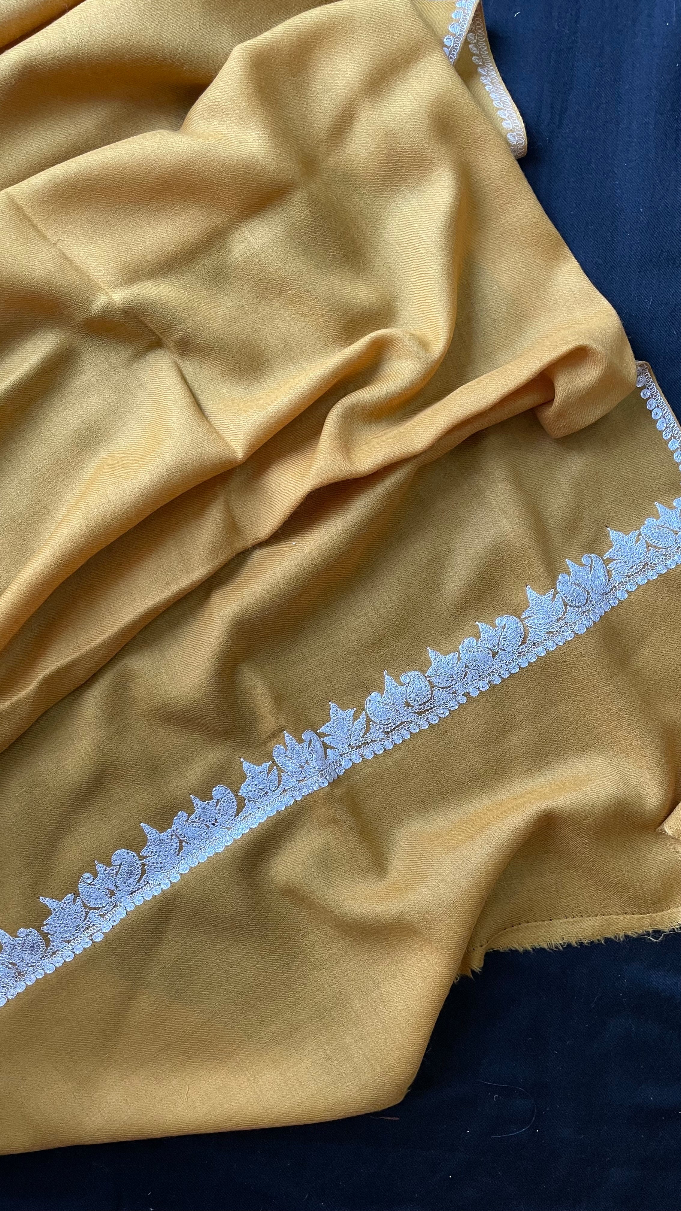 Pure Wool Kashmiri Tilla Stoles