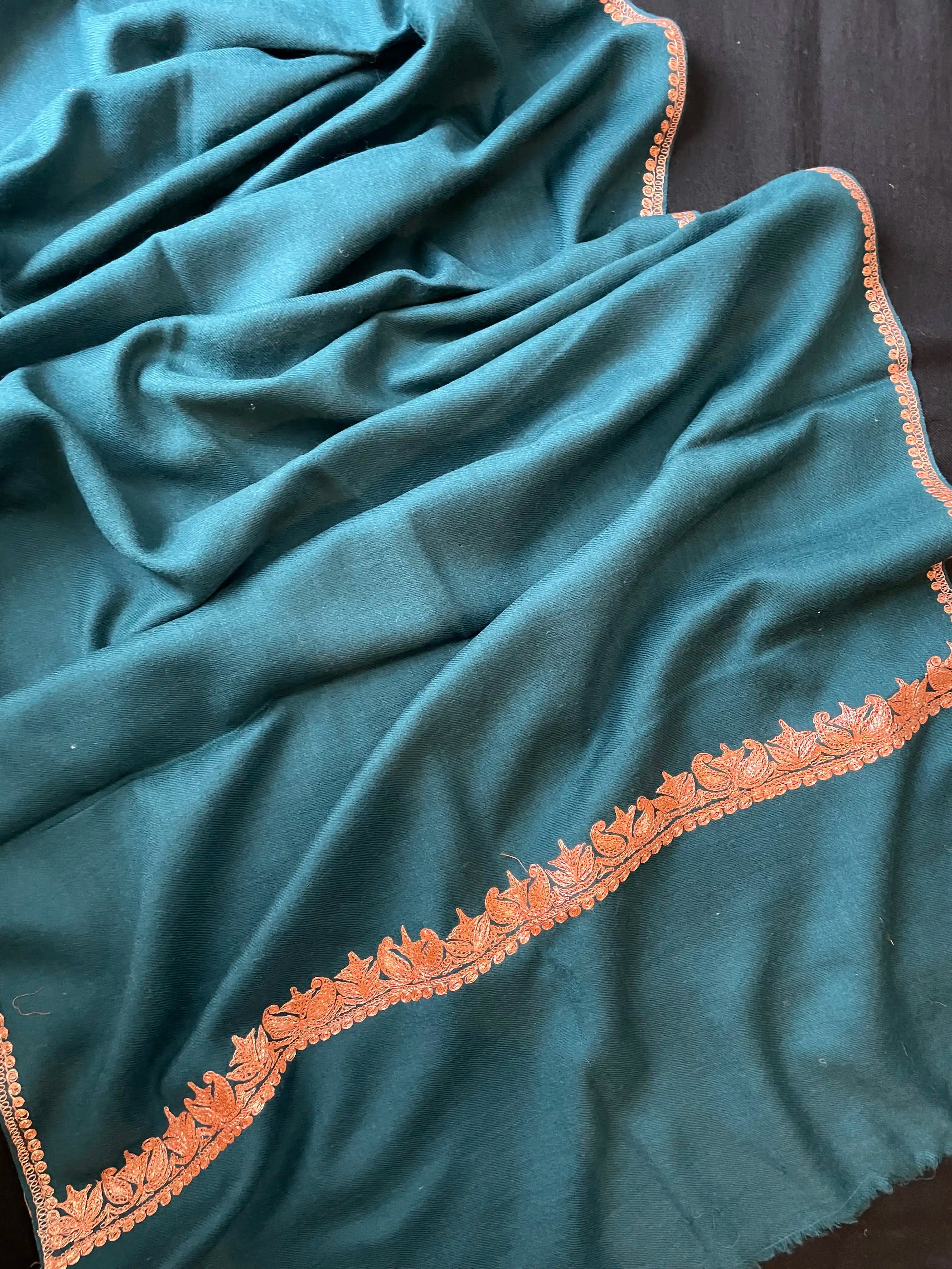 Pure Wool Kashmiri Tilla Stoles