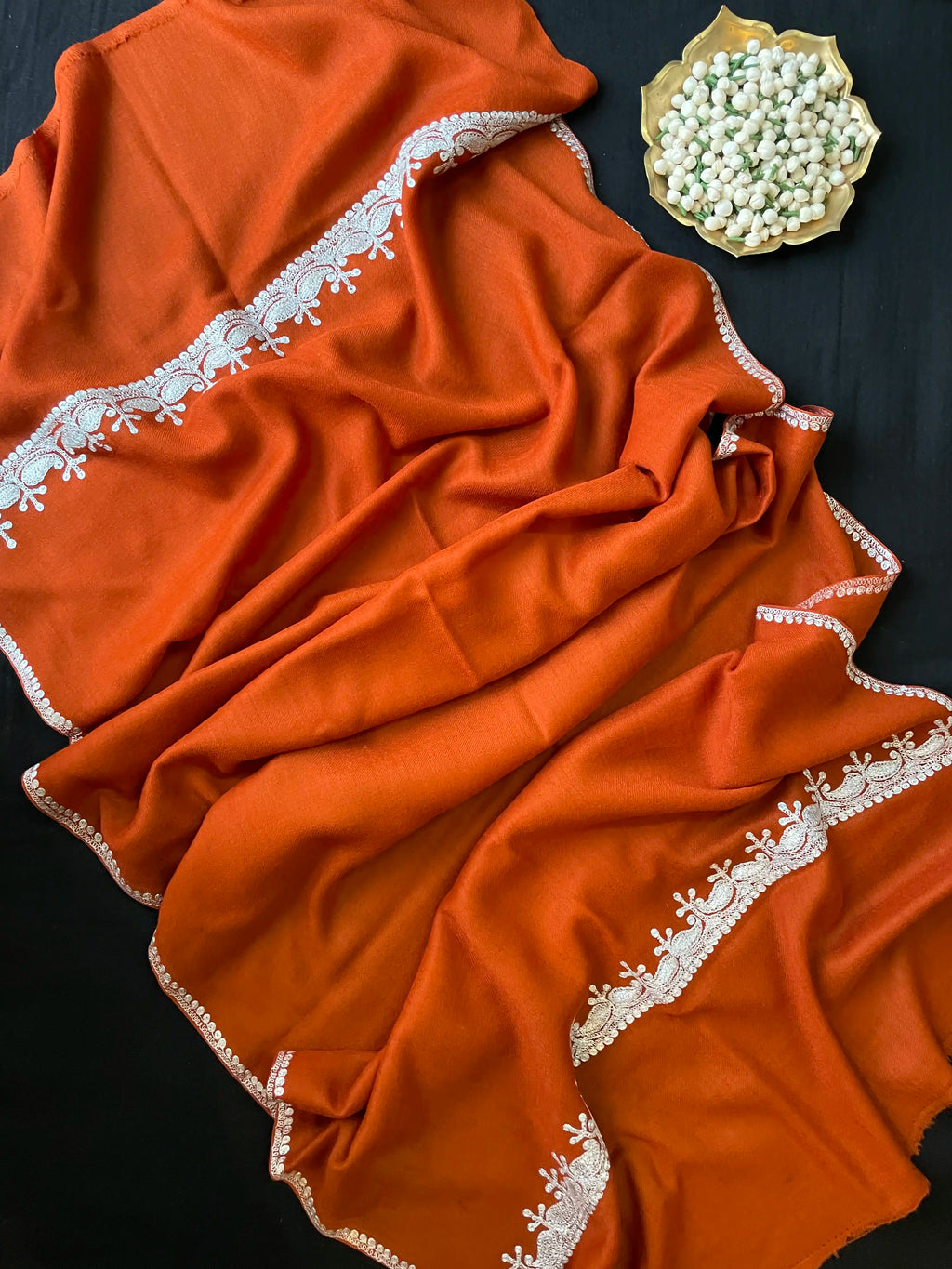 Pure Wool Kashmiri Tilla Stoles