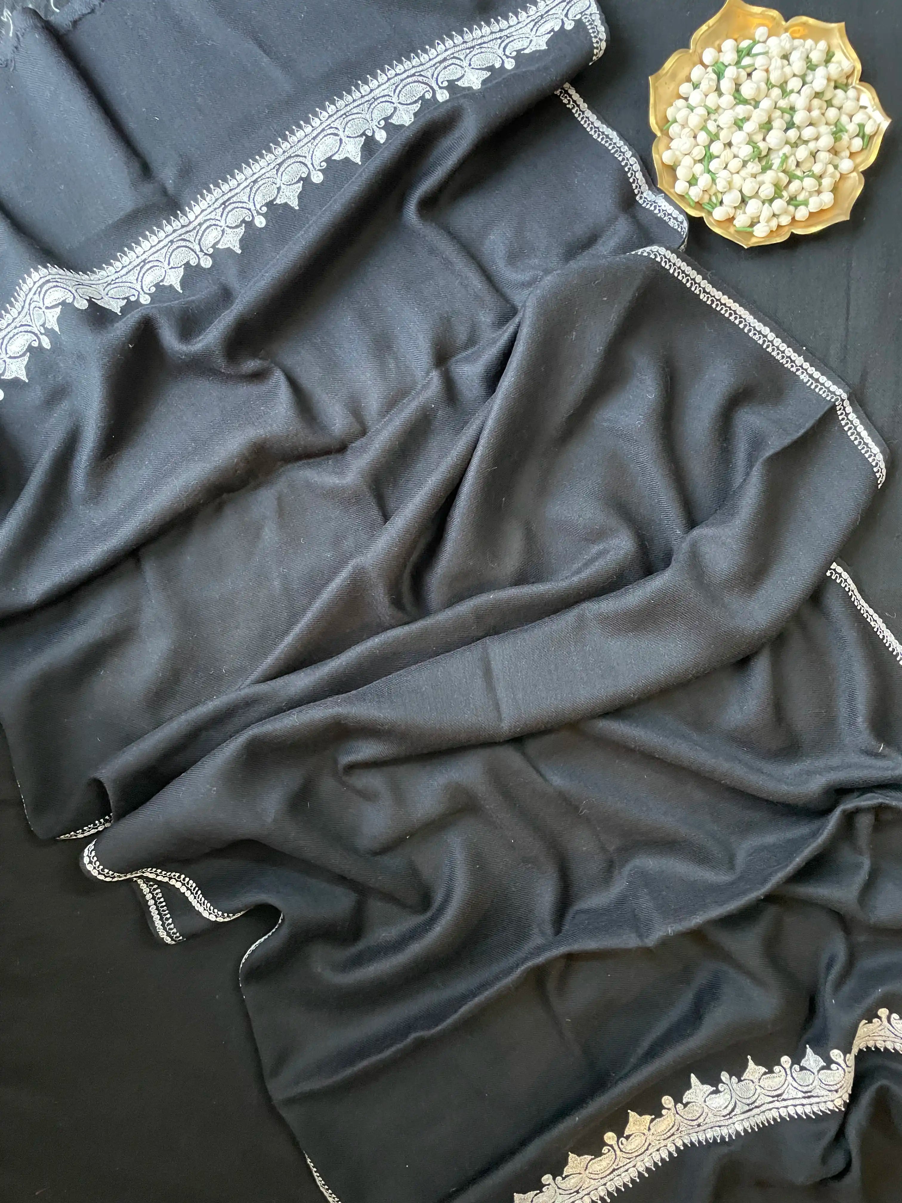 Pure Wool Kashmiri Tilla Stoles