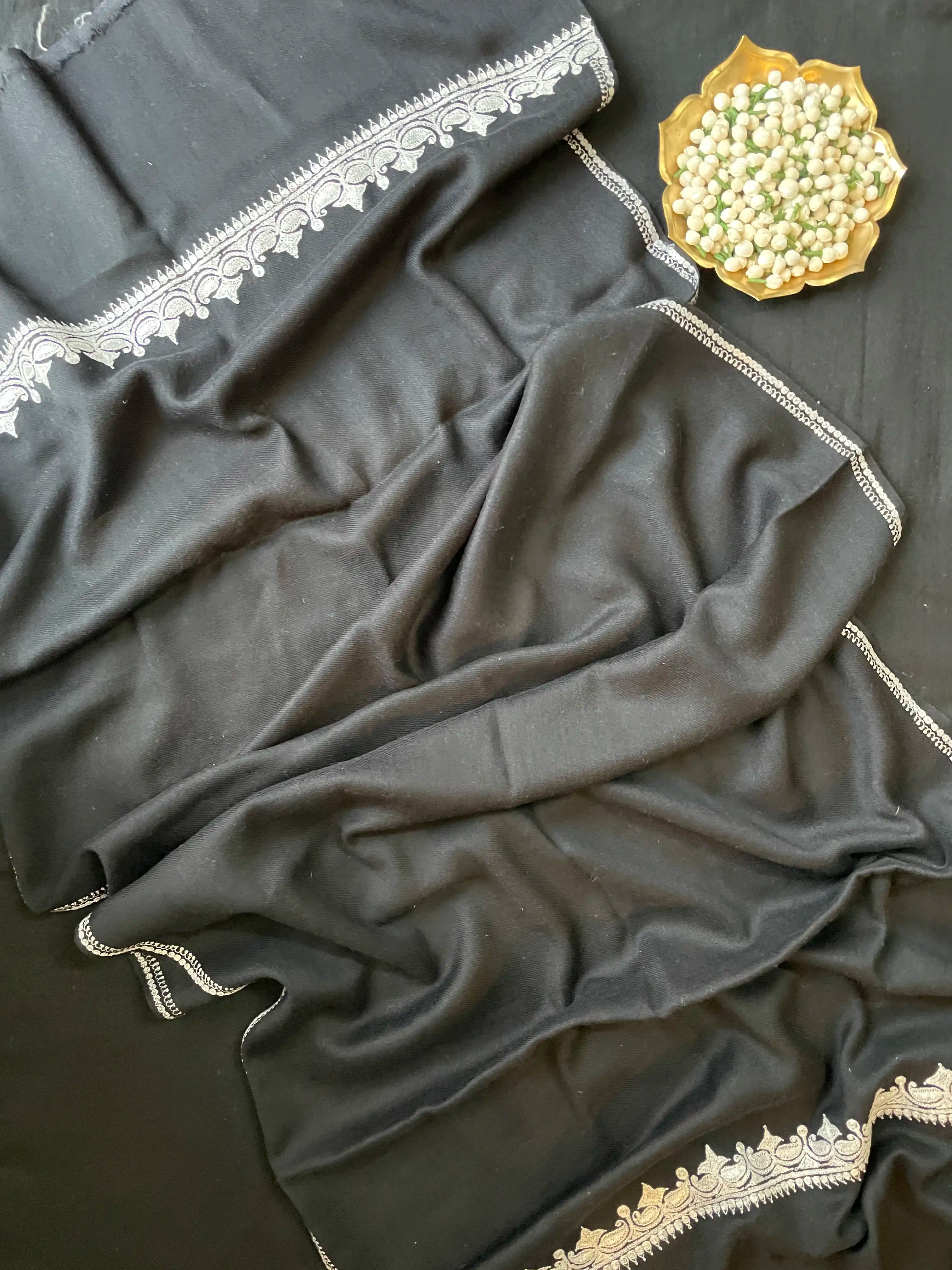 Pure Wool Kashmiri Tilla Stoles