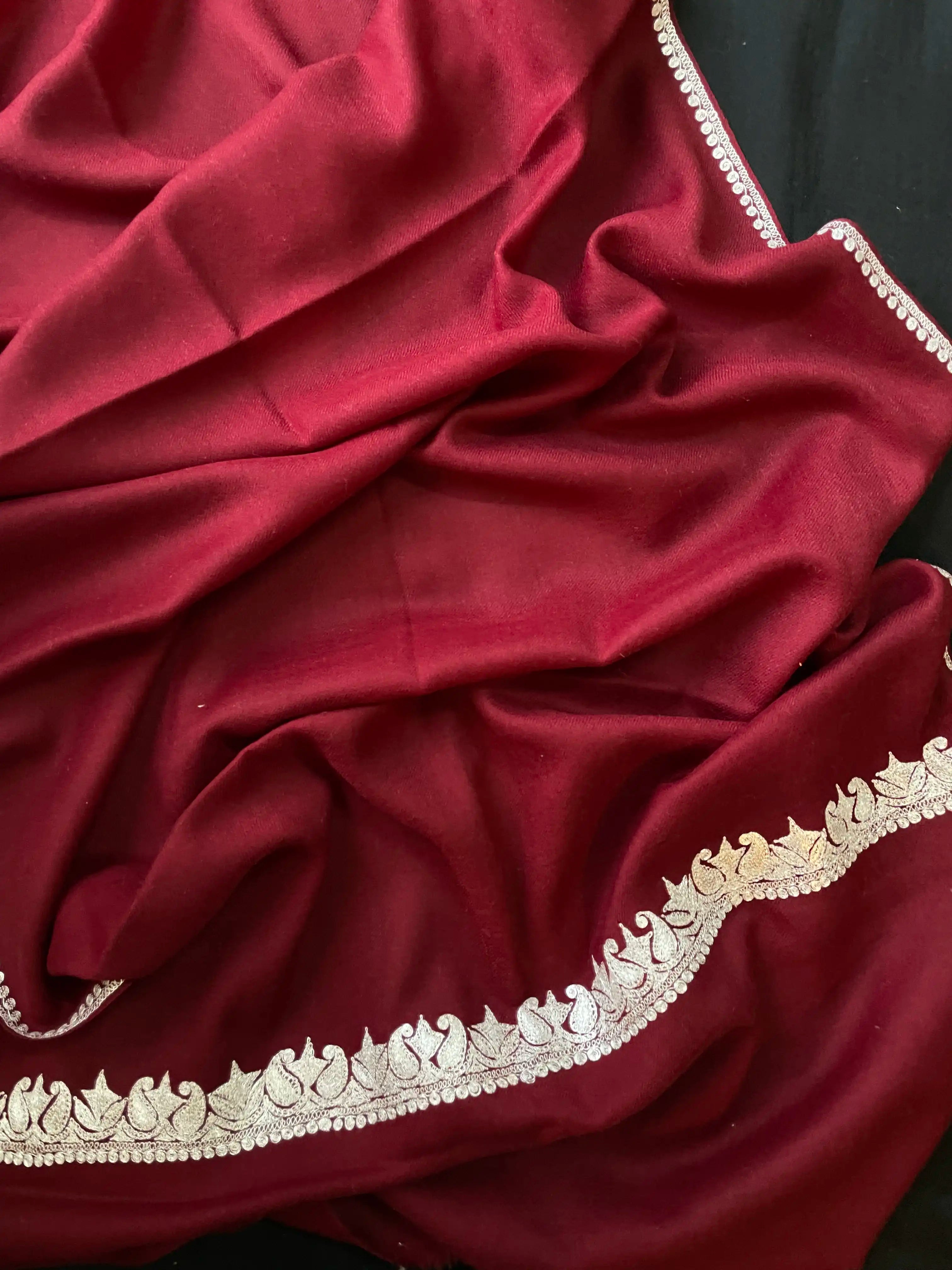 Pure Wool Kashmiri Tilla Stoles