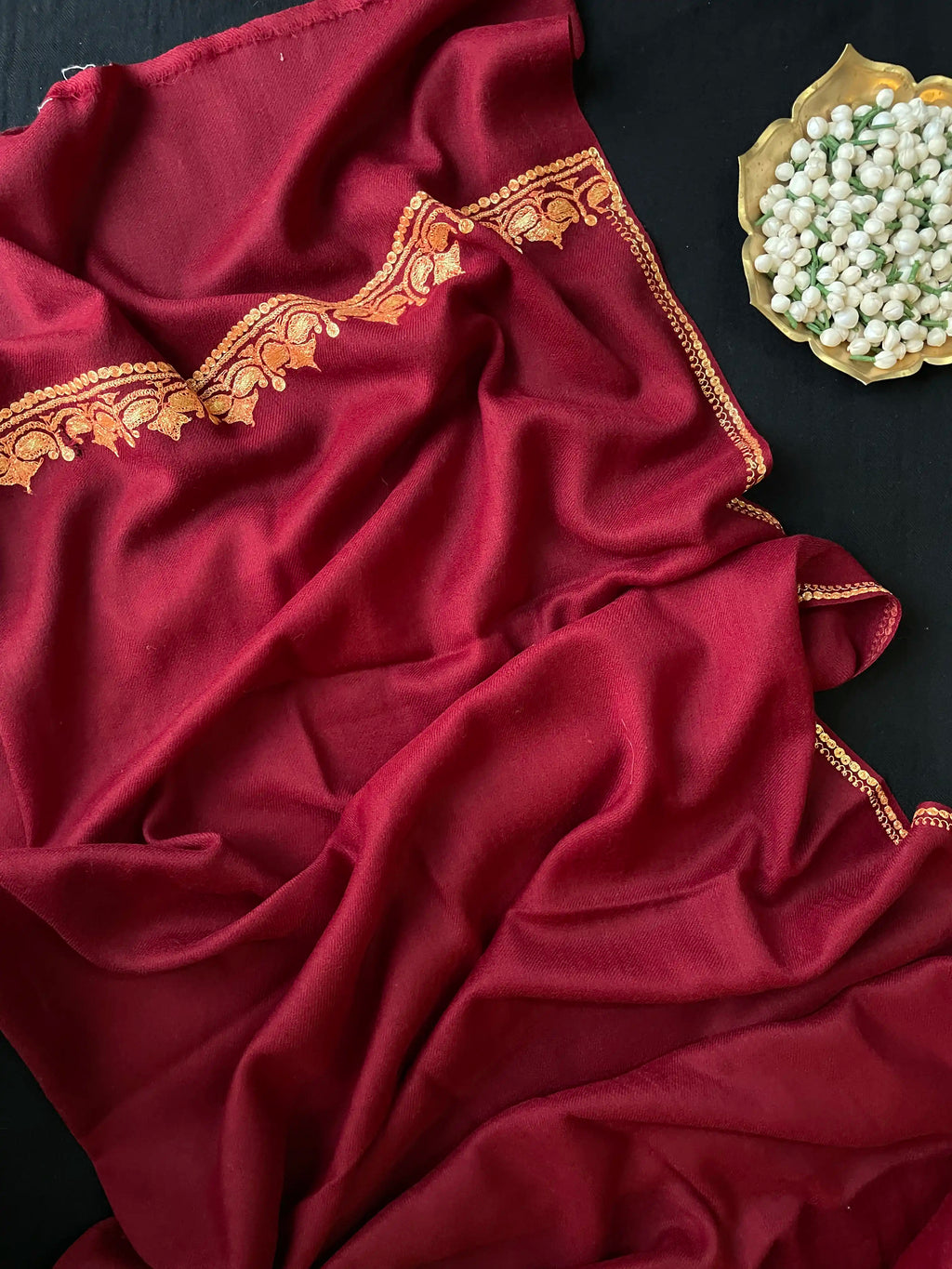 Pure Wool Kashmiri Tilla Stoles