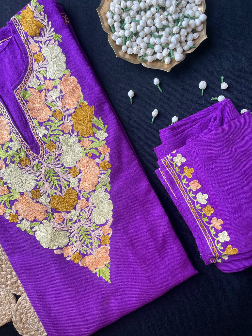 Kashmiri Pheran Sets - Aari Embroidered