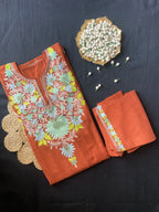 Kashmiri Pheran Sets - Aari Embroidered