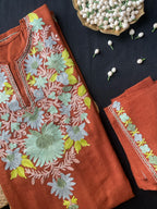 Kashmiri Pheran Sets - Aari Embroidered