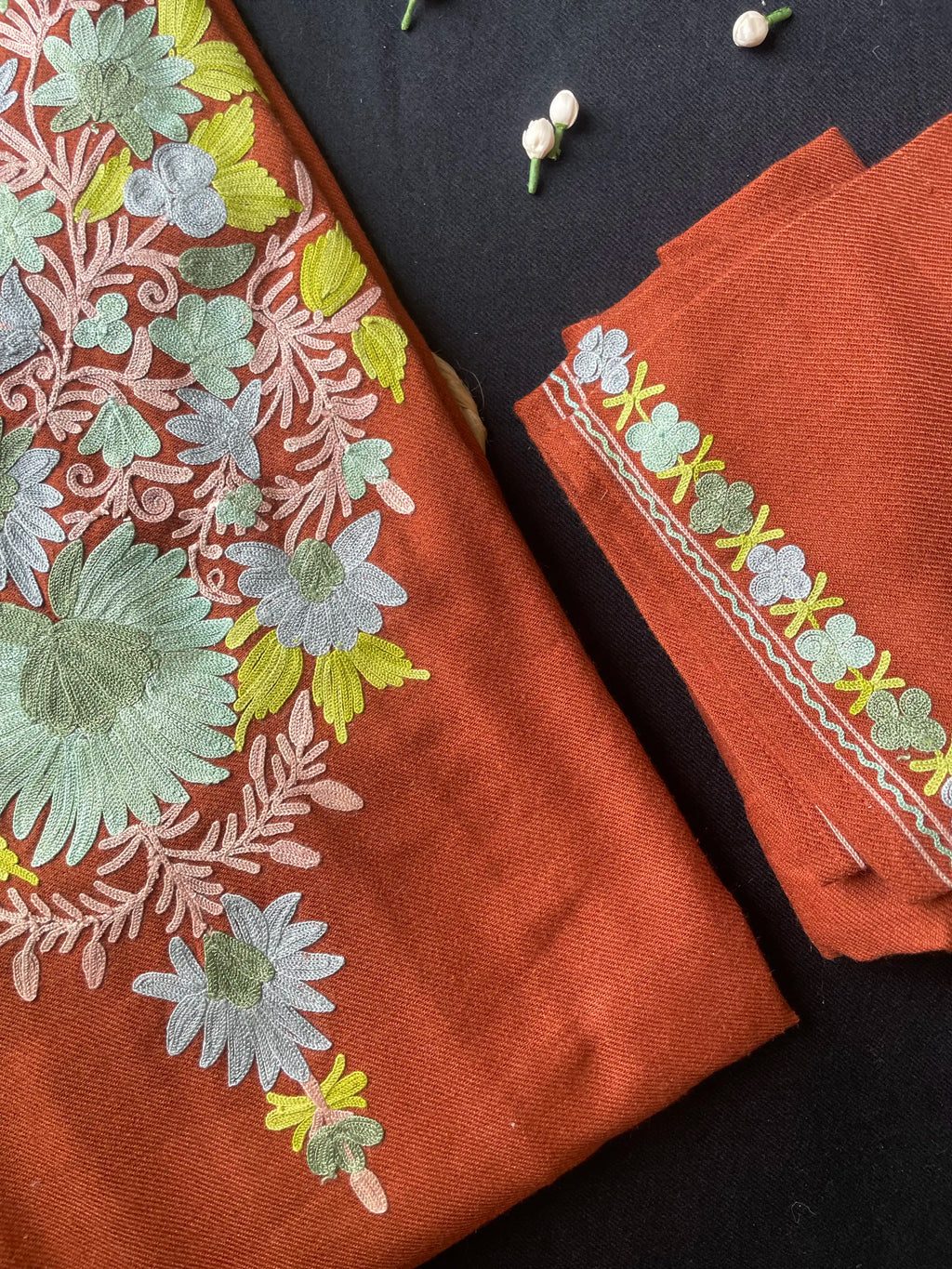 Kashmiri Pheran Sets - Aari Embroidered