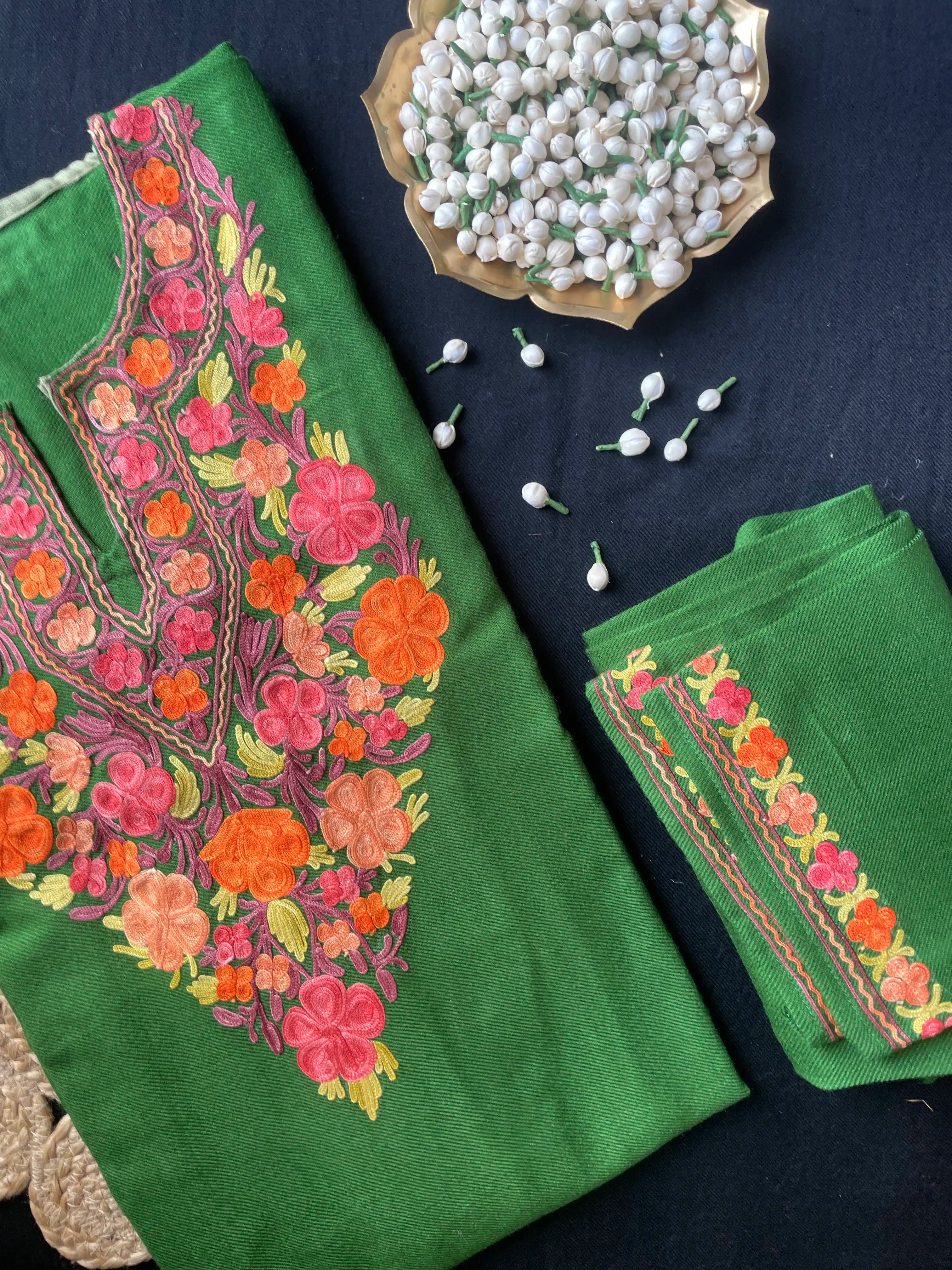 Kashmiri Pheran Sets - Aari Embroidered