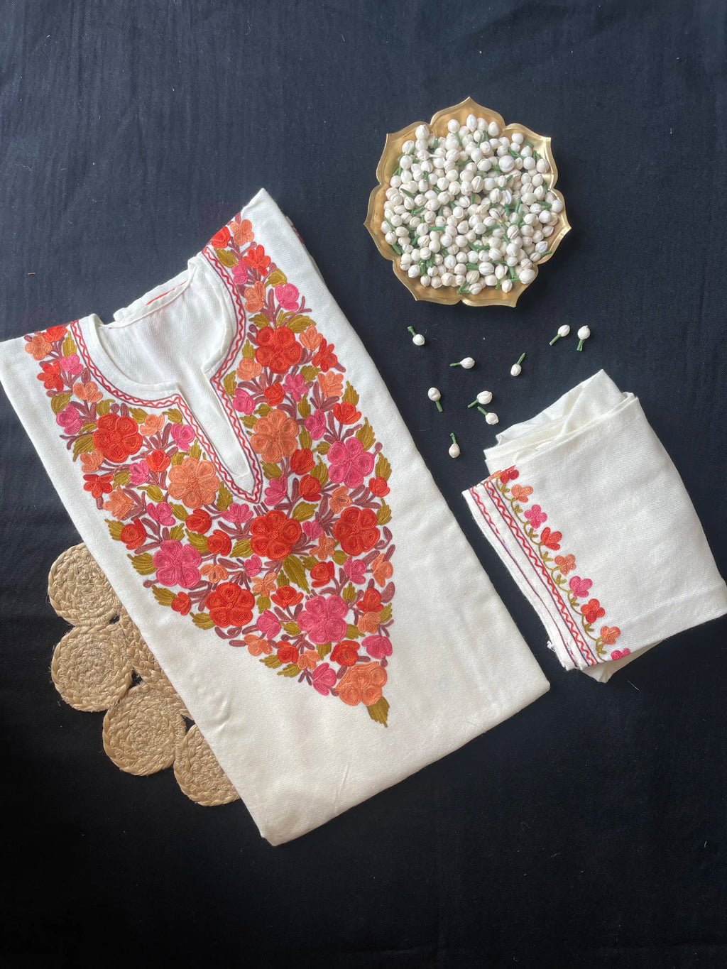 Kashmiri Pheran Sets - Aari Embroidered