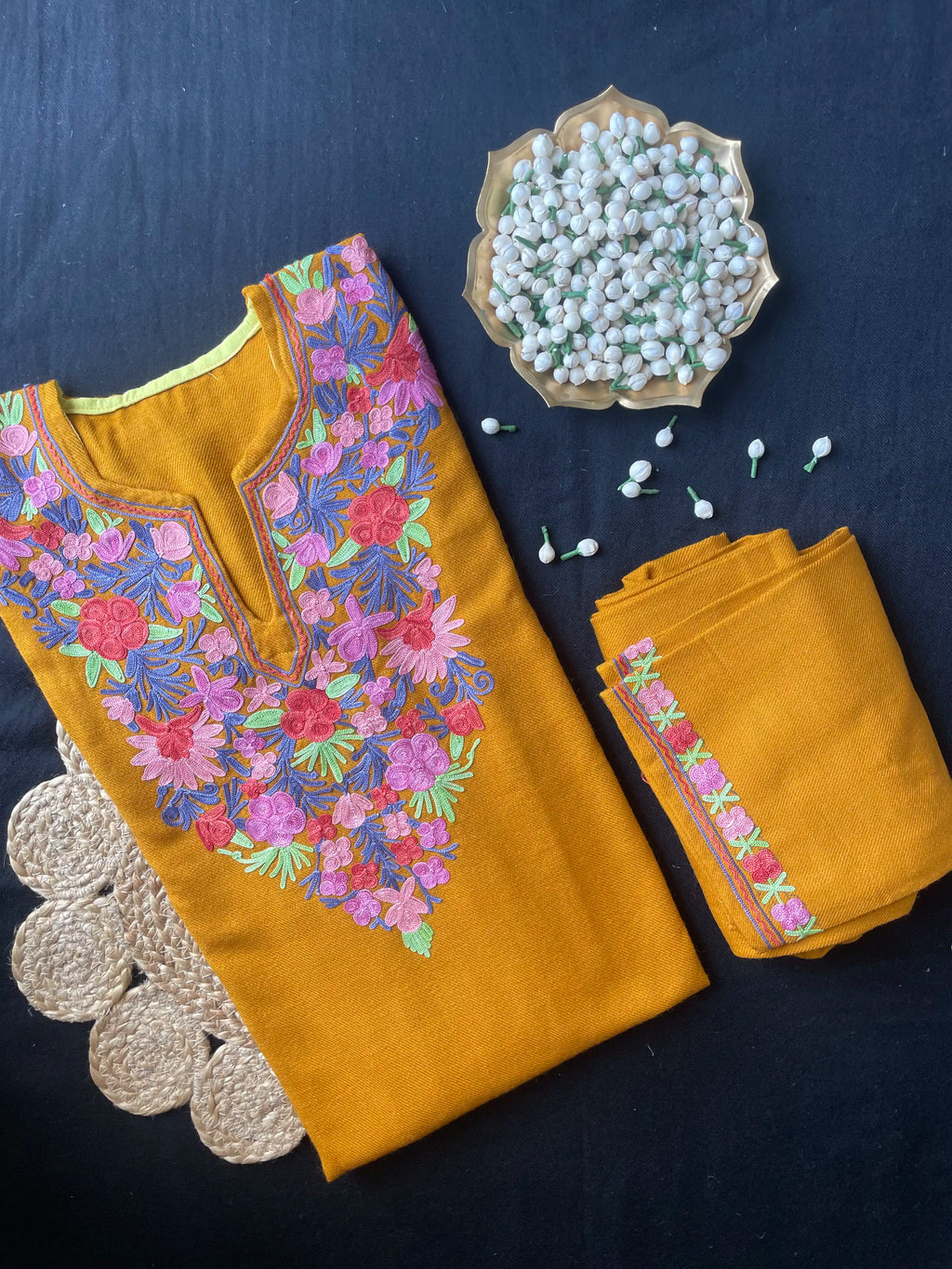 Kashmiri Pheran Sets - Aari Embroidered