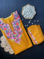 Kashmiri Pheran Sets - Aari Embroidered