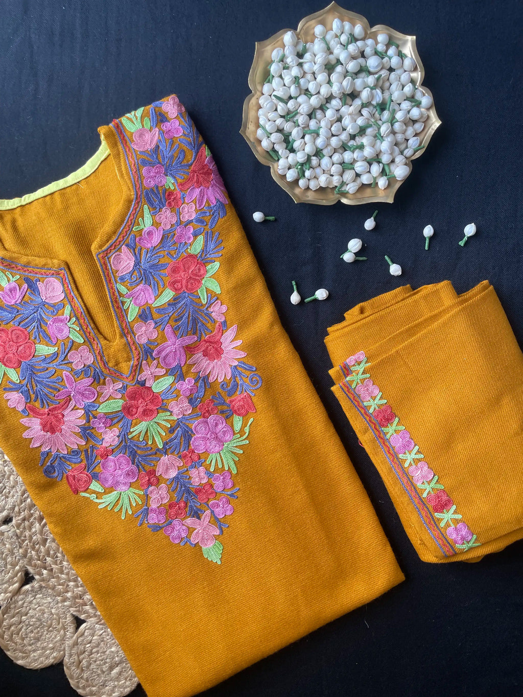 Kashmiri Pheran Sets - Aari Embroidered