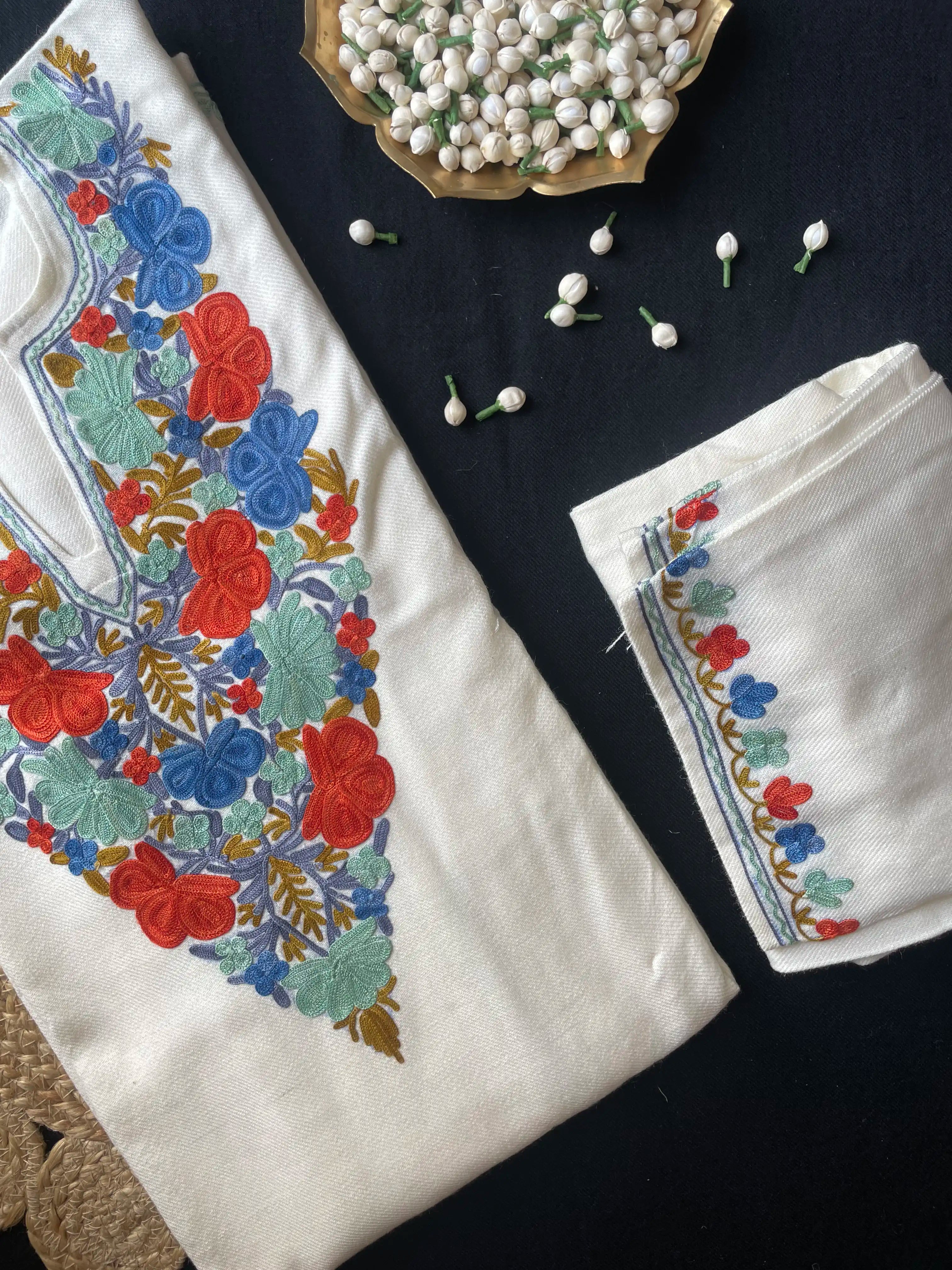 Kashmiri Pheran Sets - Aari Embroidered
