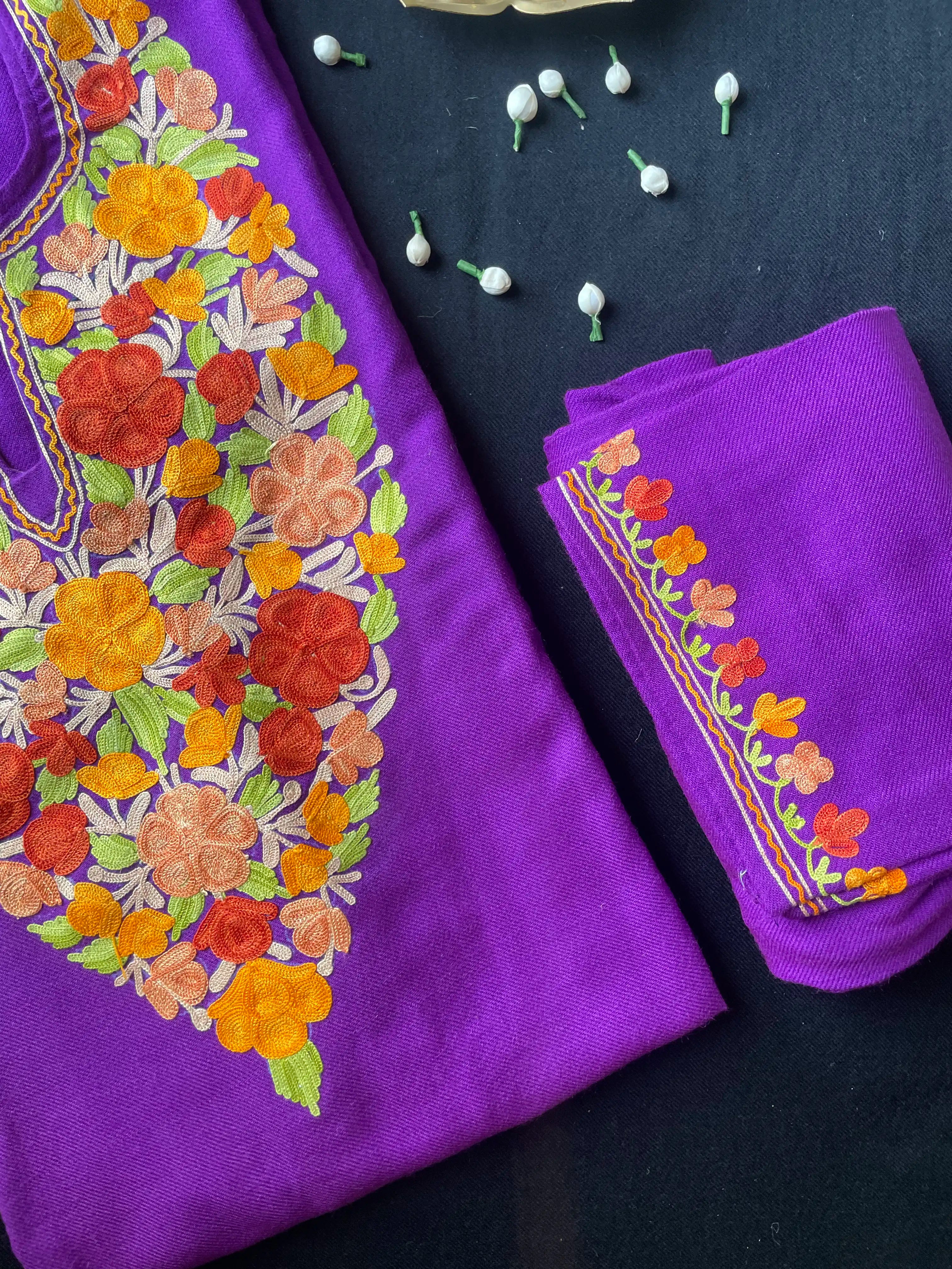 Kashmiri Pheran Sets - Aari Embroidered