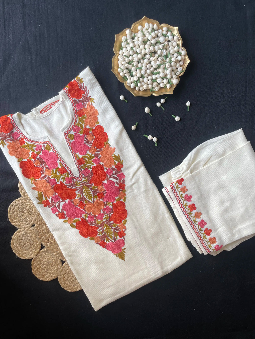 Kashmiri Pheran Sets - Aari Embroidered