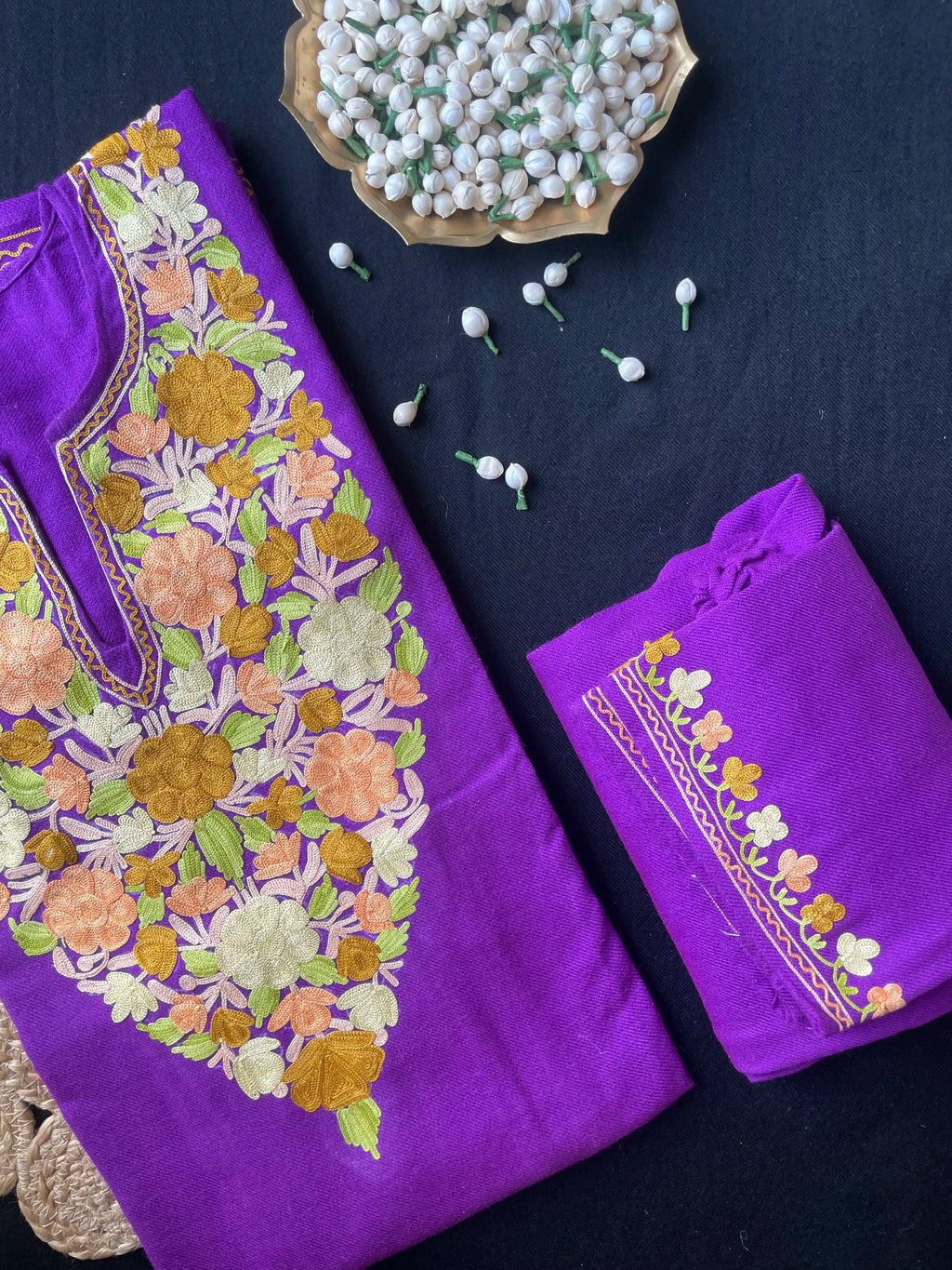 Kashmiri Pheran Sets - Aari Embroidered