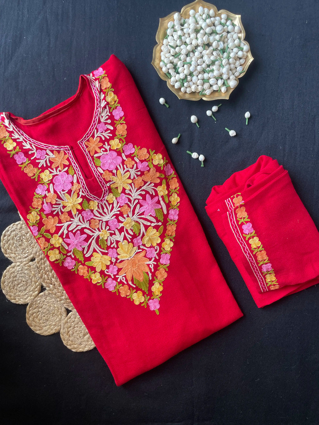 Kashmiri Pheran Sets - Aari Embroidered