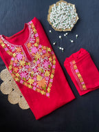 Kashmiri Pheran Sets - Aari Embroidered