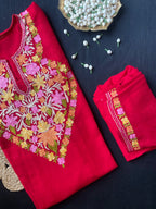 Kashmiri Pheran Sets - Aari Embroidered