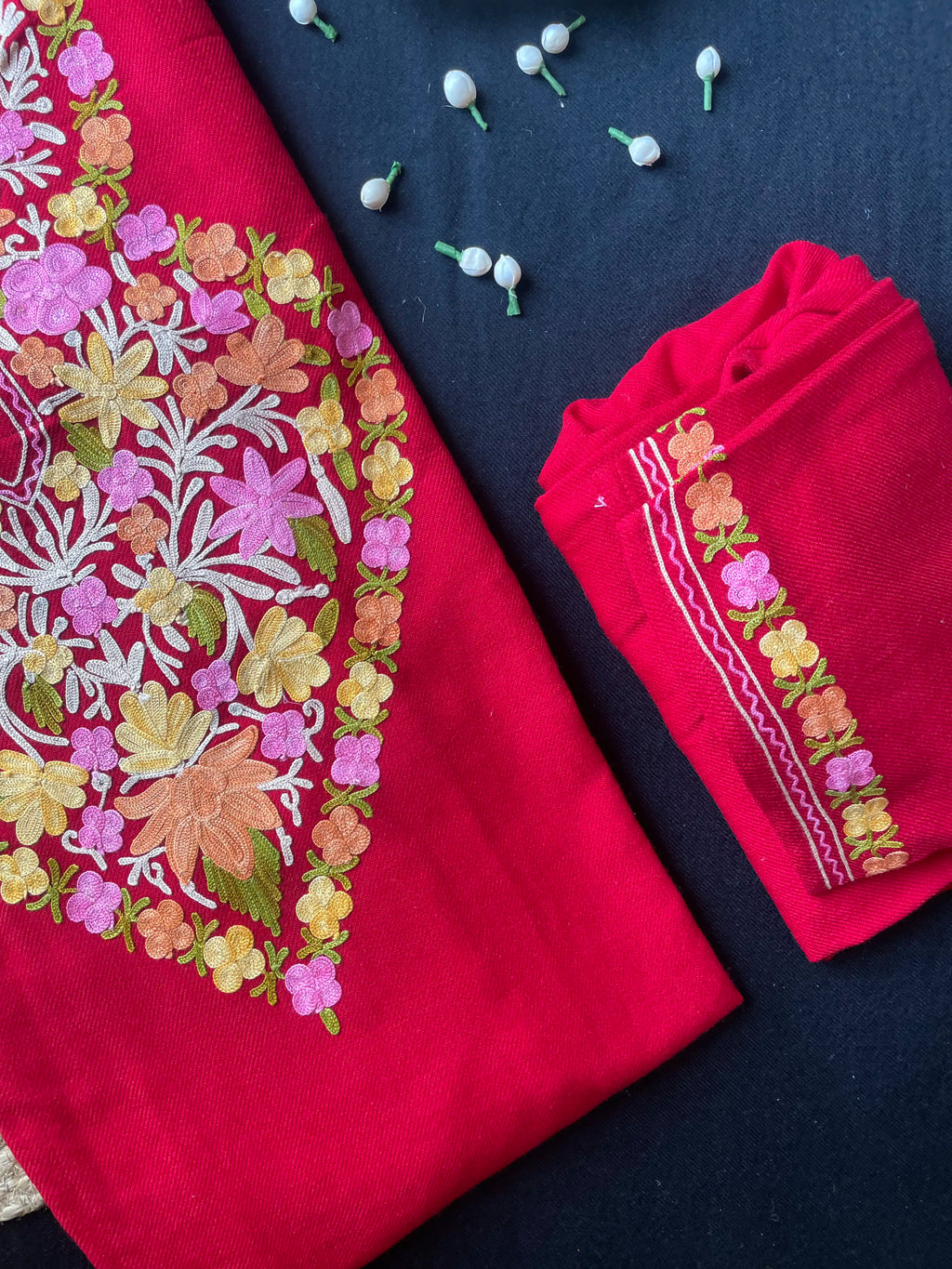 Kashmiri Pheran Sets - Aari Embroidered