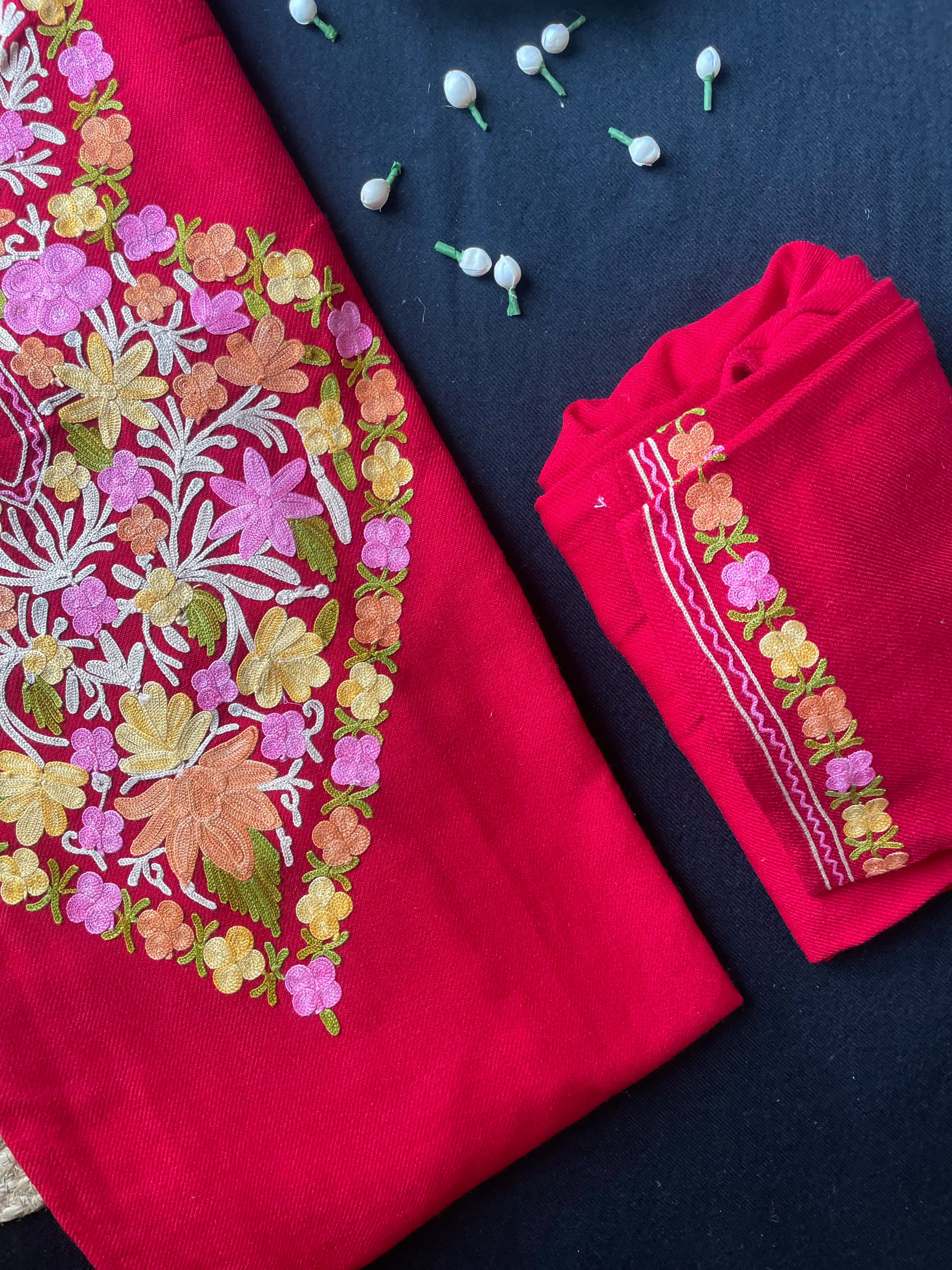 Kashmiri Pheran Sets - Aari Embroidered