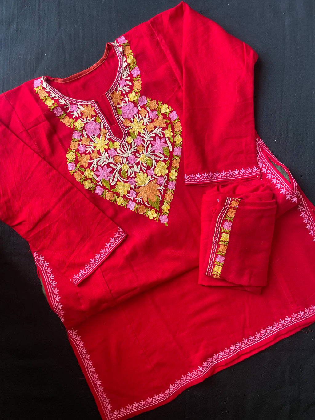 Kashmiri Pheran Sets - Aari Embroidered