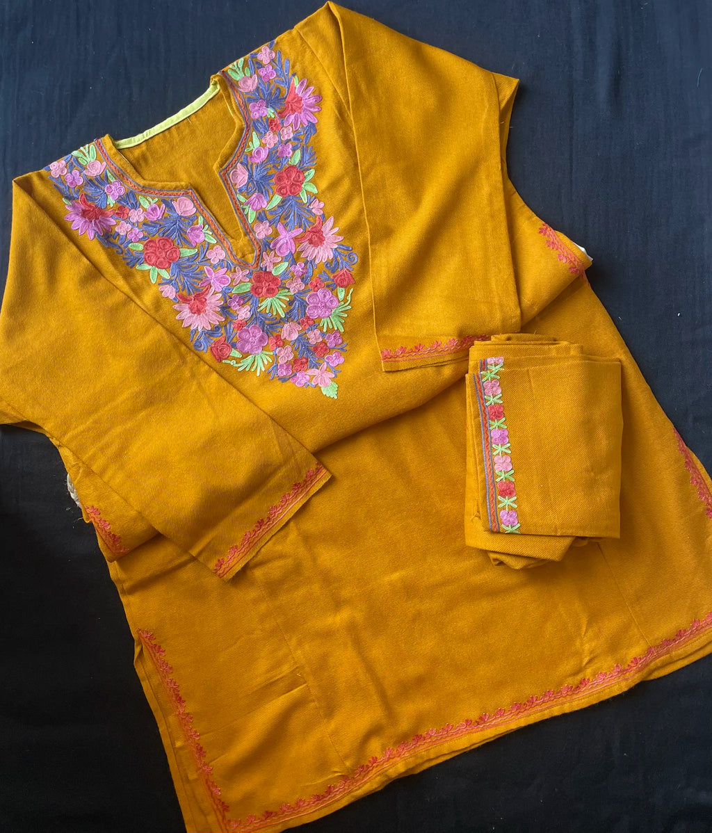 Kashmiri Pheran Sets - Aari Embroidered