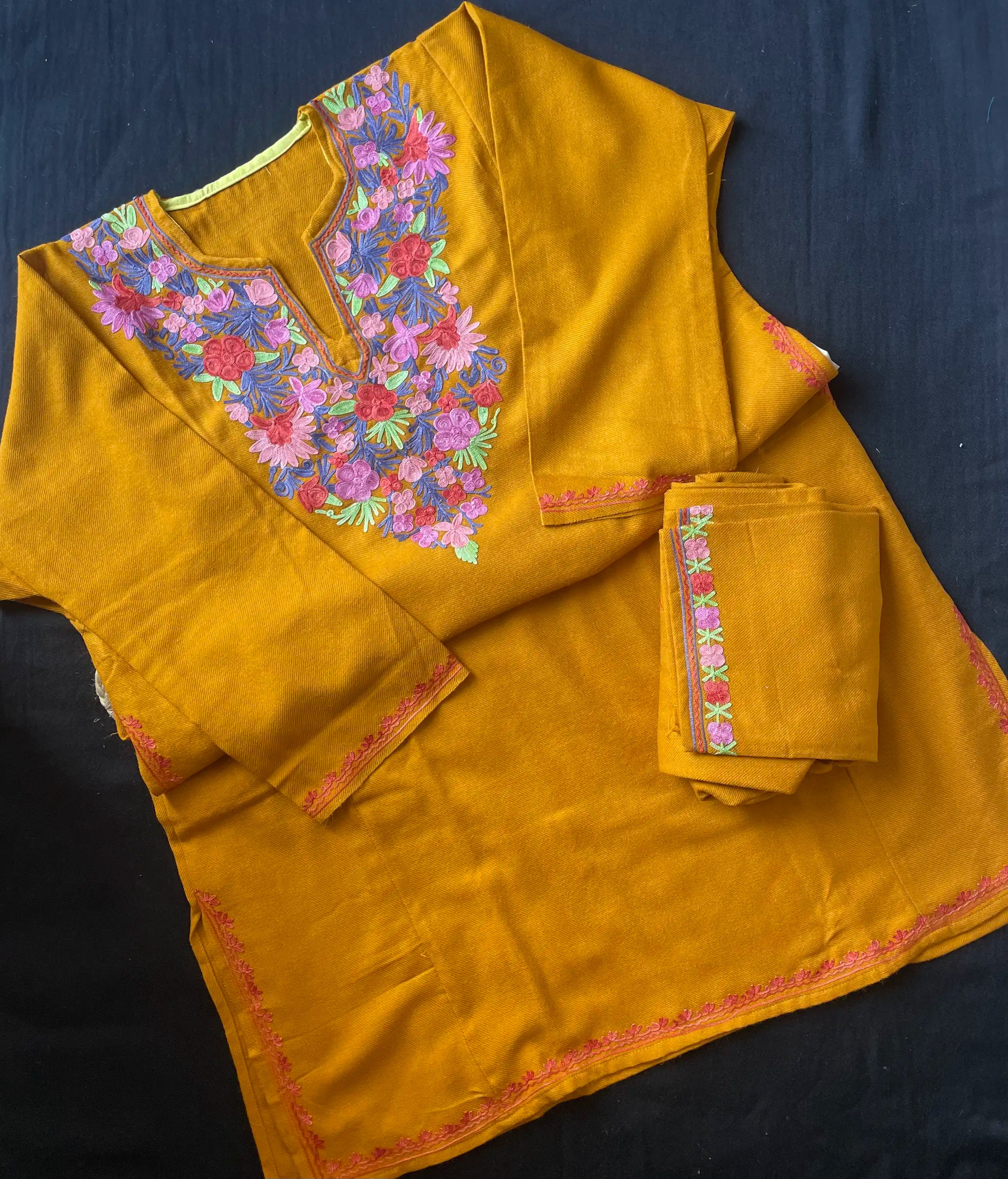 Kashmiri Pheran Sets - Aari Embroidered