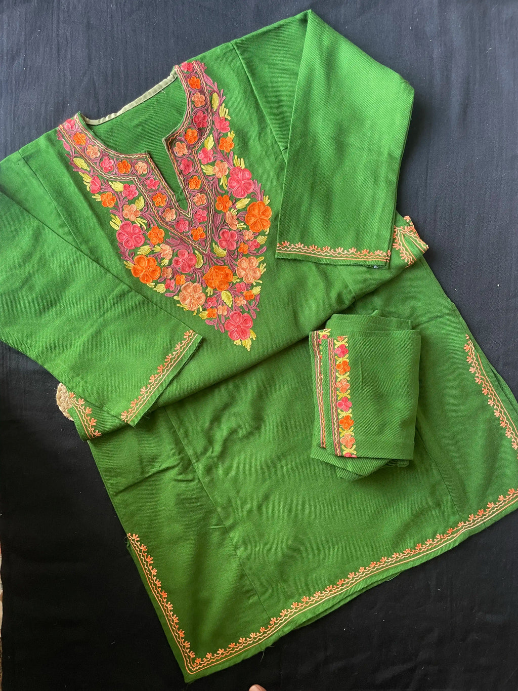 Kashmiri Pheran Sets - Aari Embroidered