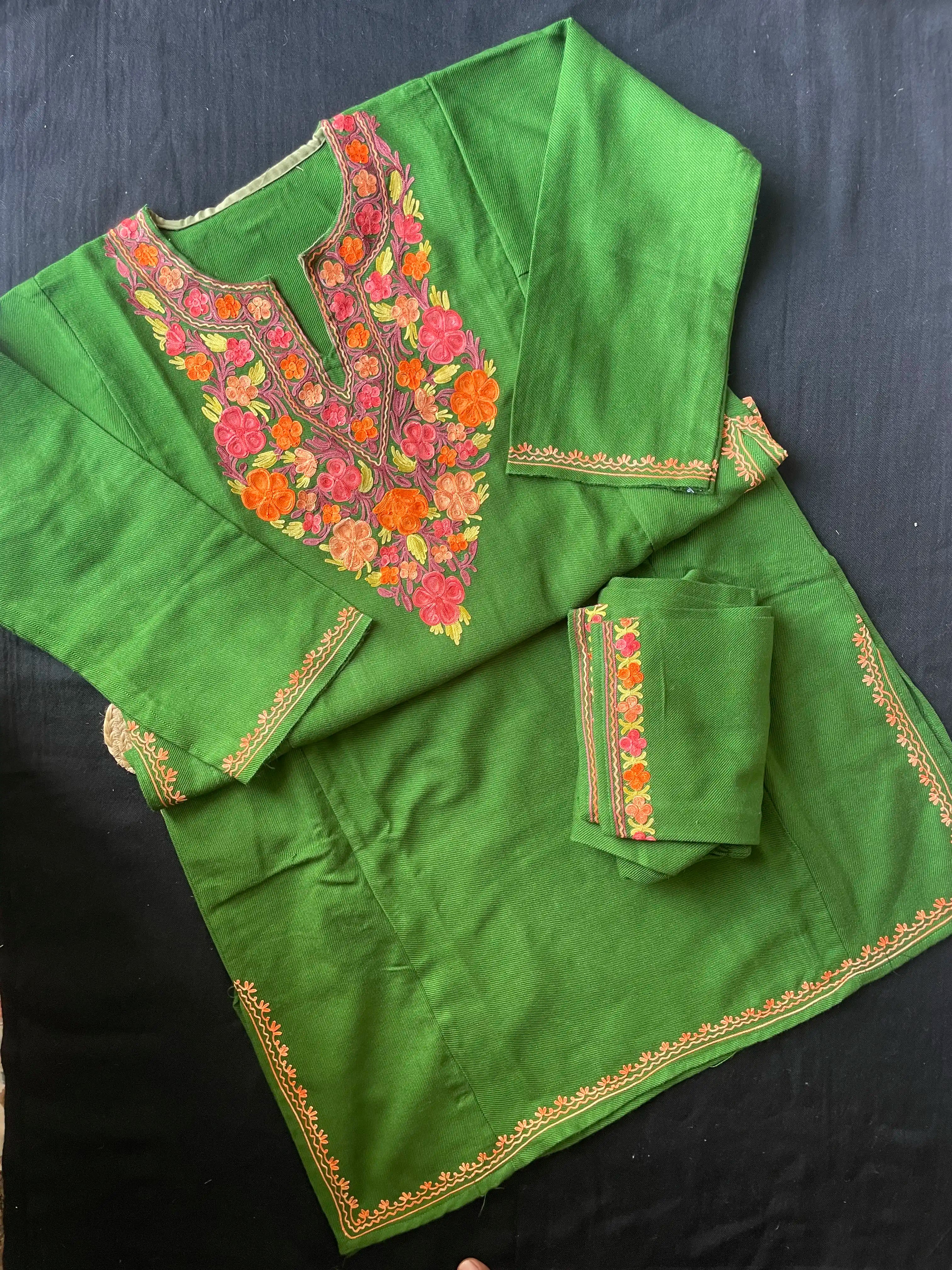 Kashmiri Pheran Sets - Aari Embroidered