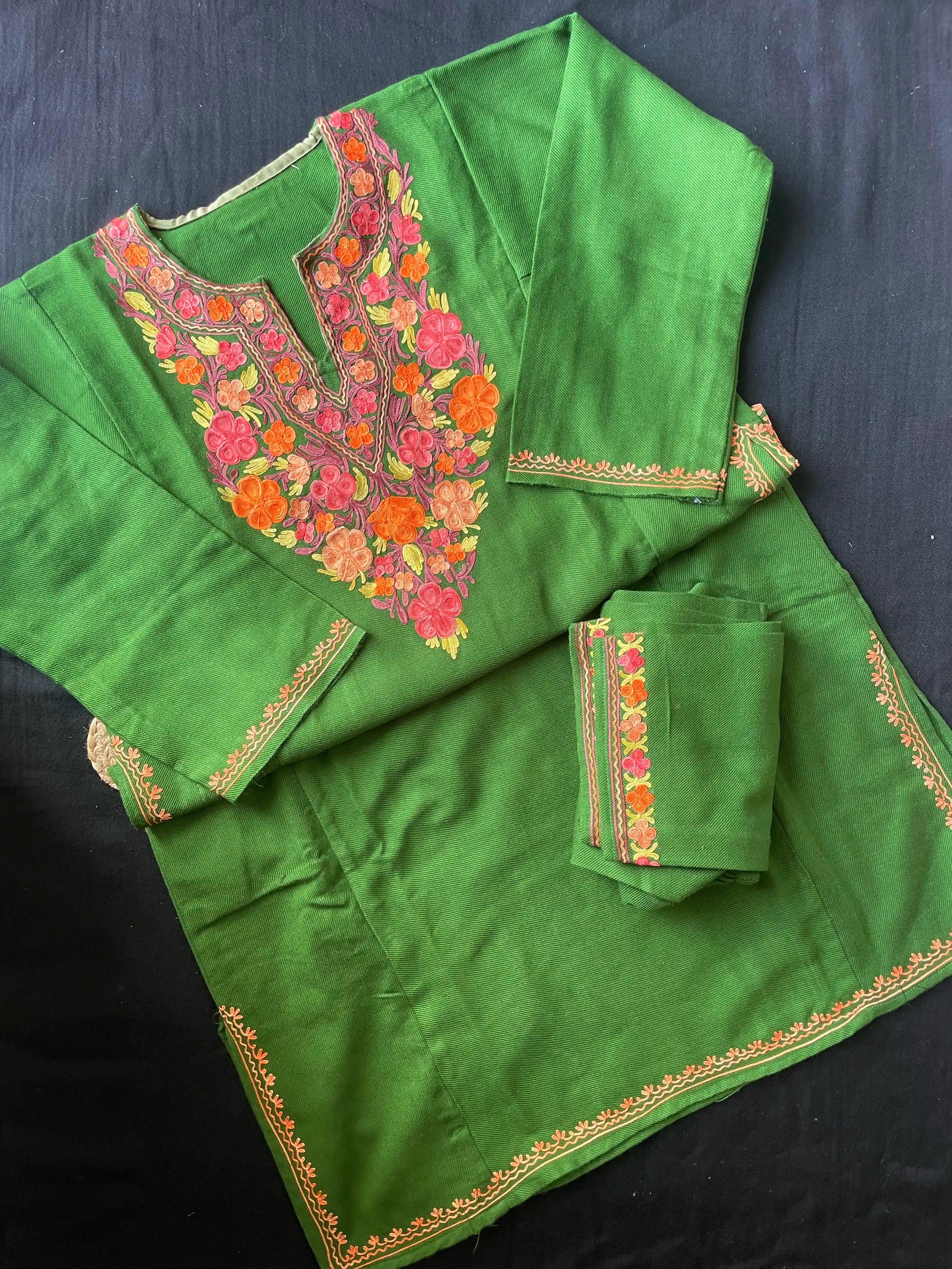 Kashmiri Pheran Sets - Aari Embroidered