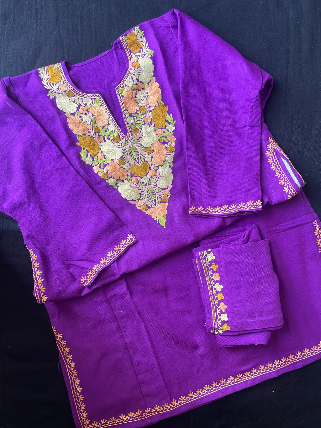 Kashmiri Pheran Sets - Aari Embroidered