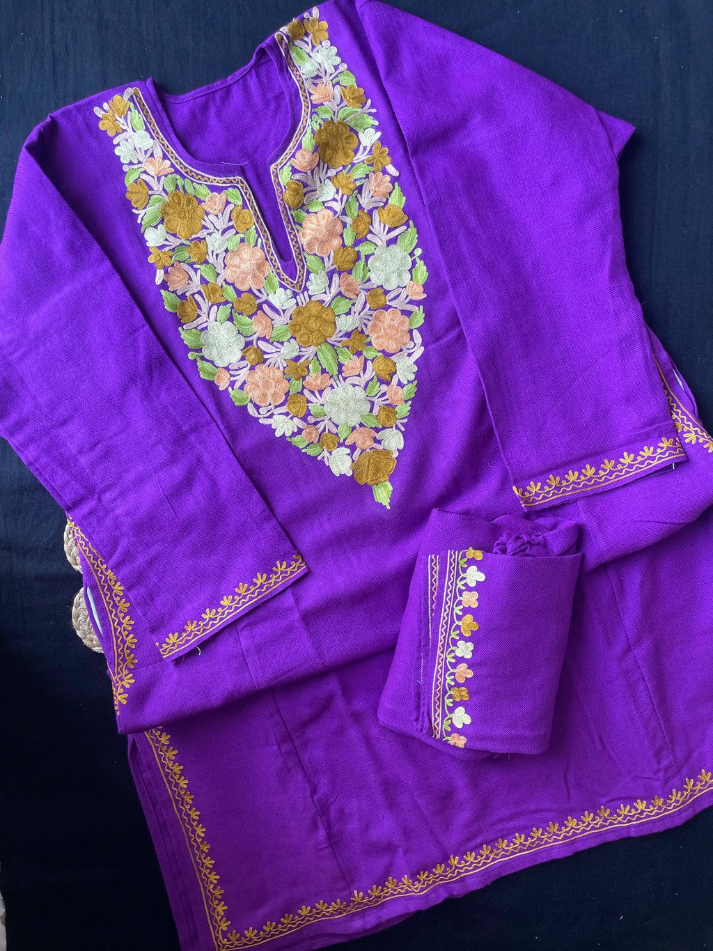 Kashmiri Pheran Sets - Aari Embroidered