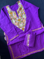Kashmiri Pheran Sets - Aari Embroidered