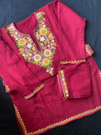 Kashmiri Pheran Sets - Aari Embroidered