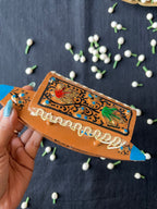 Papier-Mâché Wooden Shikara — Hand-Painted